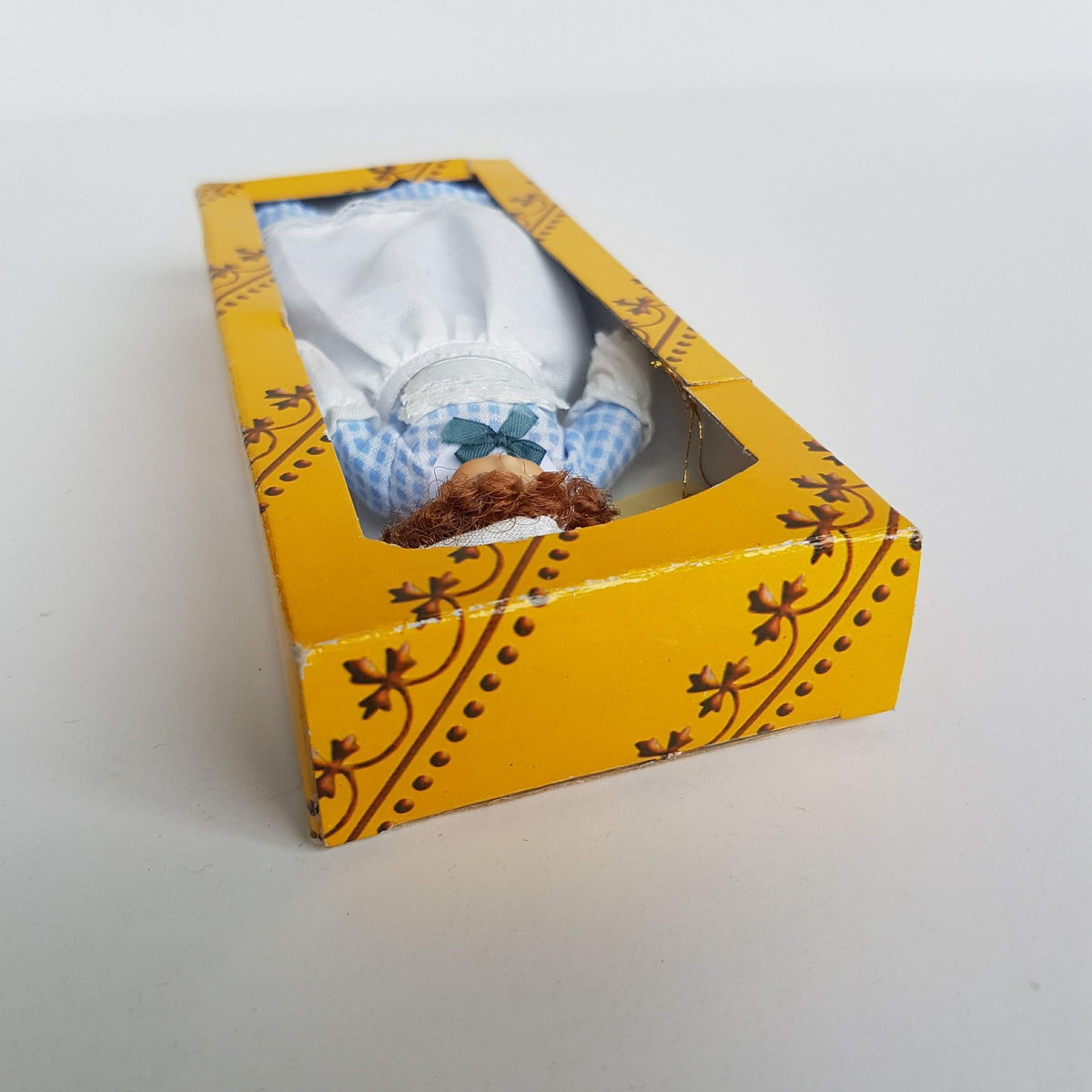 Del Prado Doll House VICTORIAN NANNY MAID Doll Blue White Collectible Toy BOX8