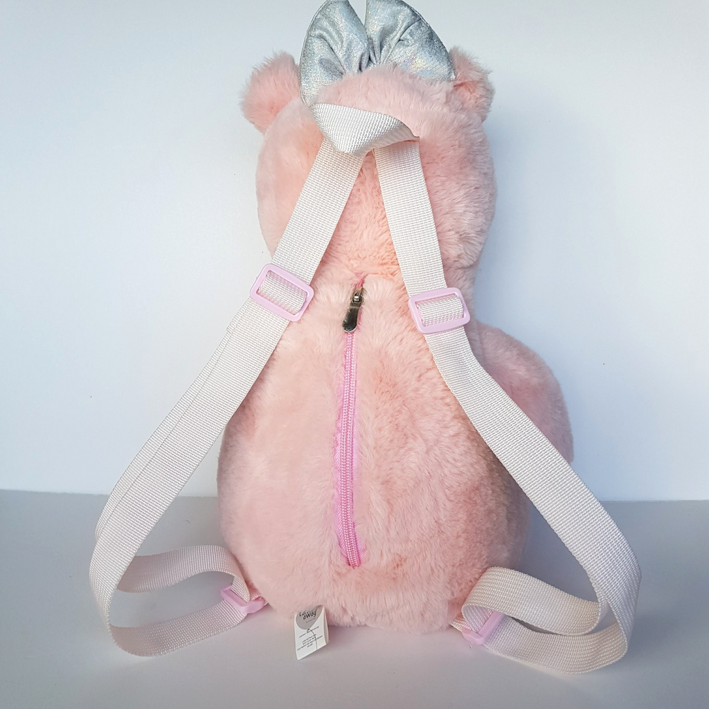 Carried Away HIPPO Plush BACKPACK Kids Bag 37cm Soft Toy School Stuffed Animal6