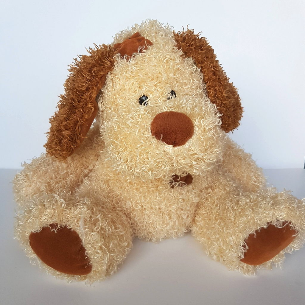 Target PATCH DOG Plush Puppy 24cm Soft Toy Stuffed Animal Scruffy Floppy Dog1