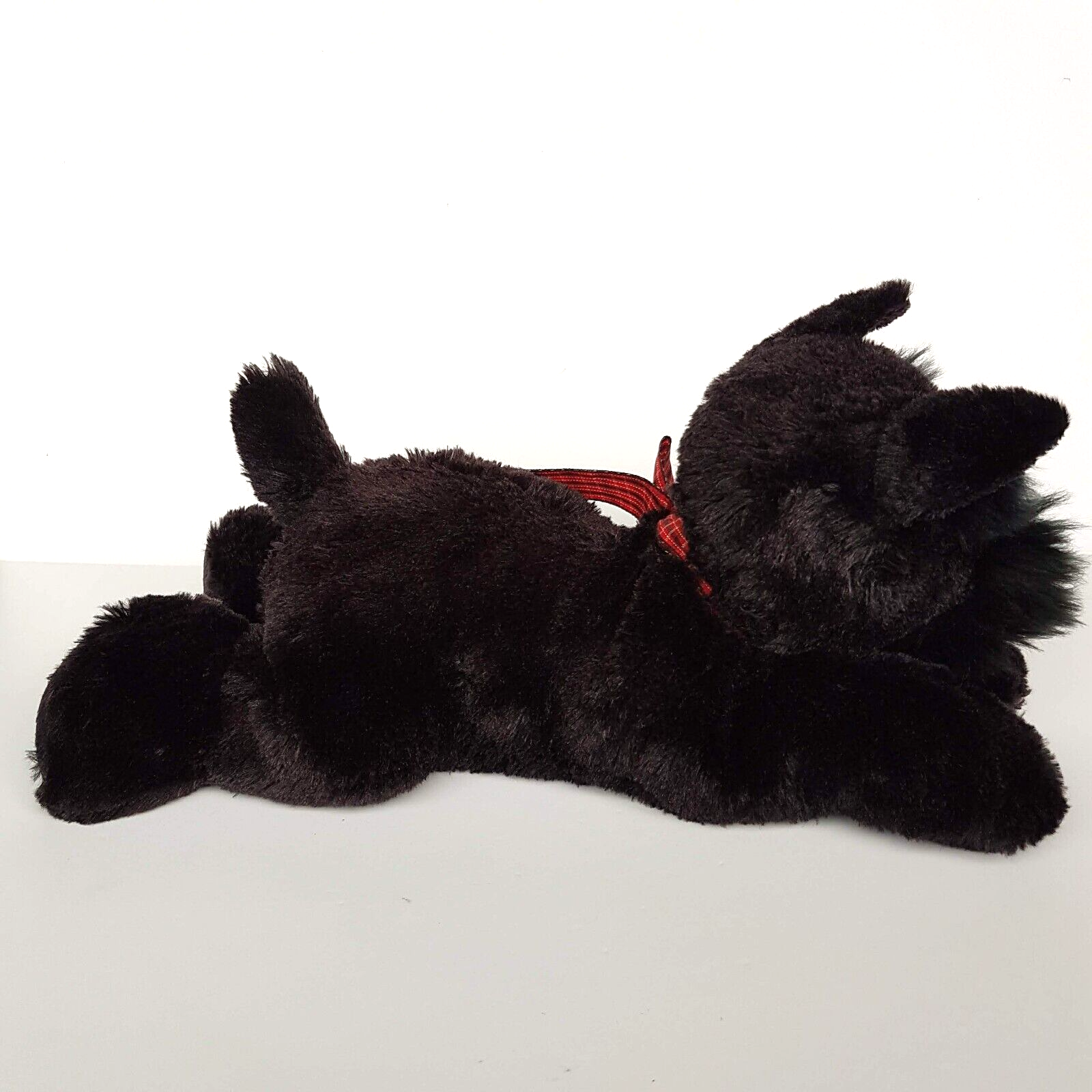 BLACK SCOTTISH TERRIER DOG Plush Toy Stuffed Animal Scruffy Scotch Soft Toy Cute7