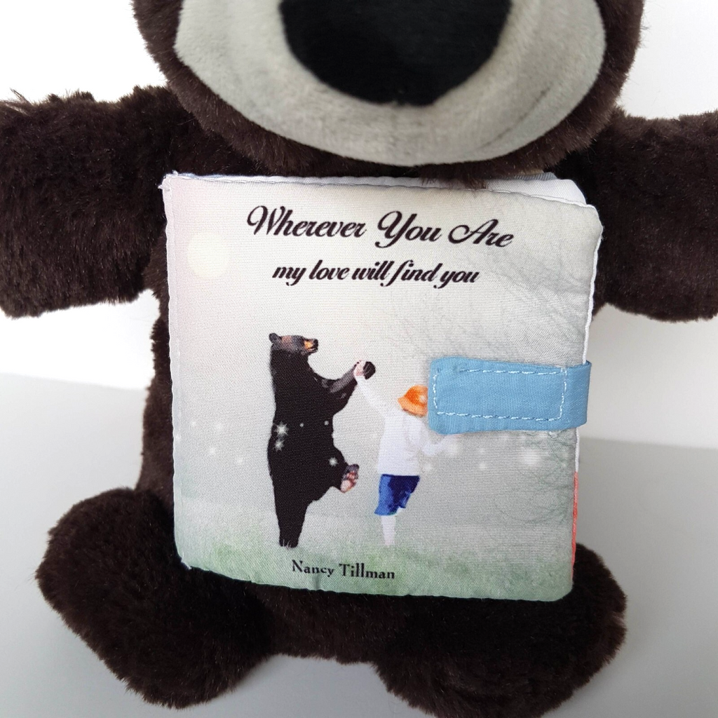 MY LOVE WILL FIND YOU Puppet & Book Plush Stuffed Animal Soft Toy Baby Book Toy2