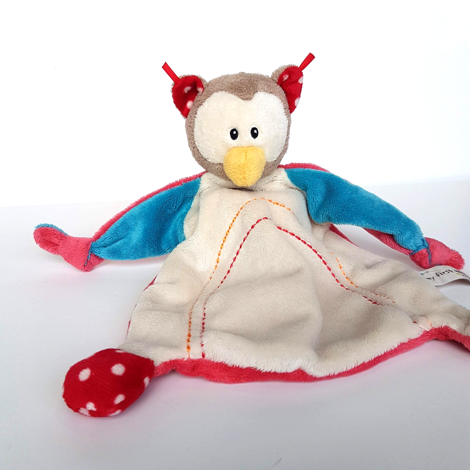 MY FIRST NICI Baby OWL Lovey Security Blanket Plush Comforter Soft Toy Animal4