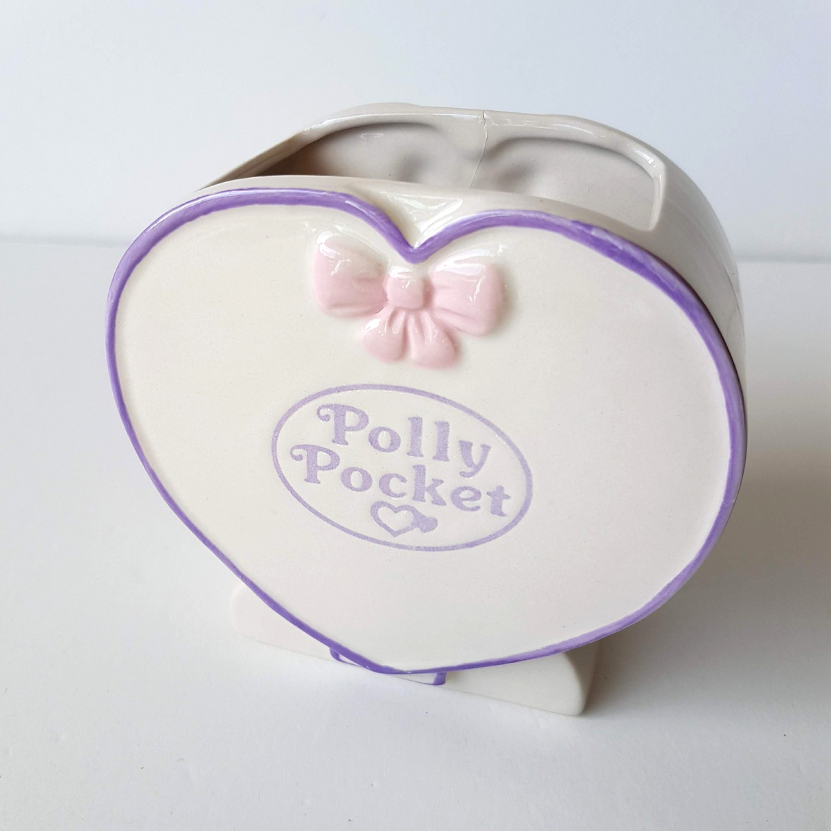 Polly Pocket CERAMIC PEN HOLDER Stationery Accessories 11cm Mattel Collectible0