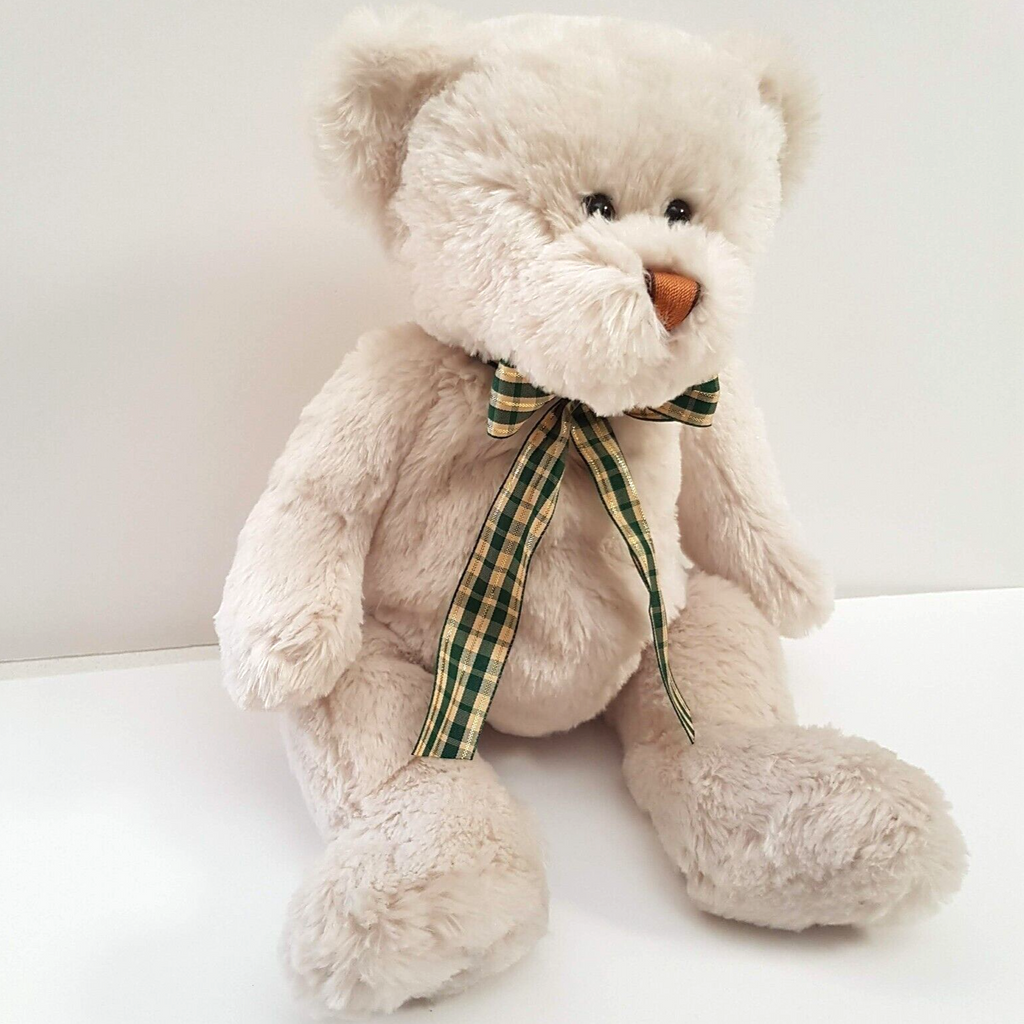 Large Teddy & Friends CREAM Teddy Bear 40cm Plush Stuffed Animal Cuddly Soft Toy3