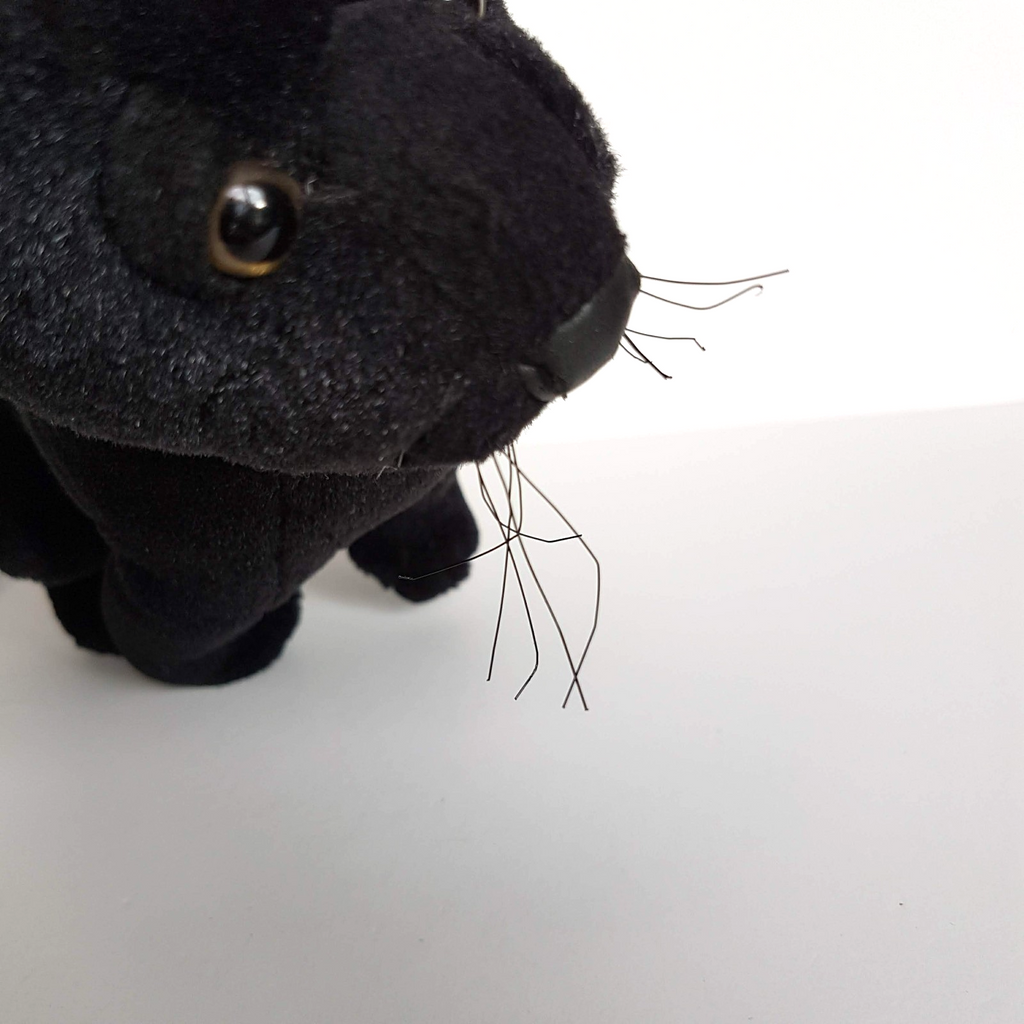 Hansa BLACK PANTHER PUMA Wild Cat 24cm Stuffed Animal Melbourne Zoo Soft Toy4