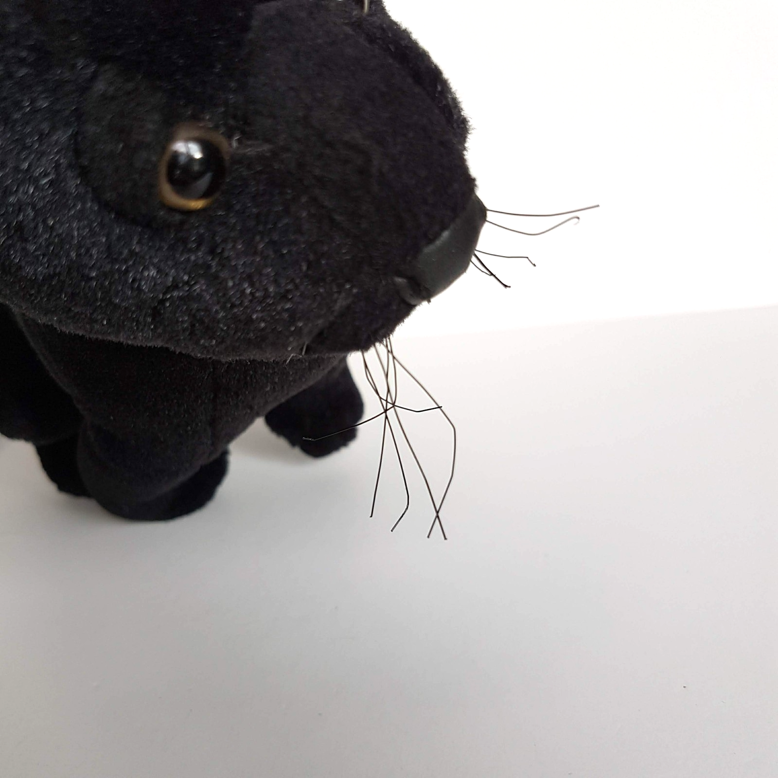 Hansa BLACK PANTHER PUMA Wild Cat 24cm Stuffed Animal Melbourne Zoo Soft Toy4