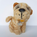 SHAR PEI Puppy DOG Playful Plush Stuffed Animal Small Soft Toy Cute Pet Collar0