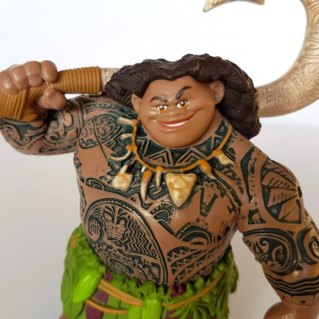 Disney Bullyland MOANA MAUI Vinyl 8cm Action Figure Hand Painted Toy Cake Topper6
