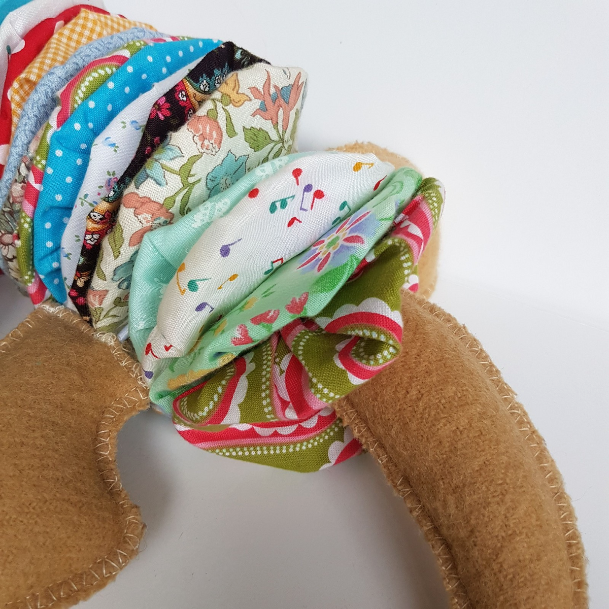 Handmade SEWOBSESSED DOG Plush Stretchy Fabric Puppy 56cm Port Fairy Soft Toy4