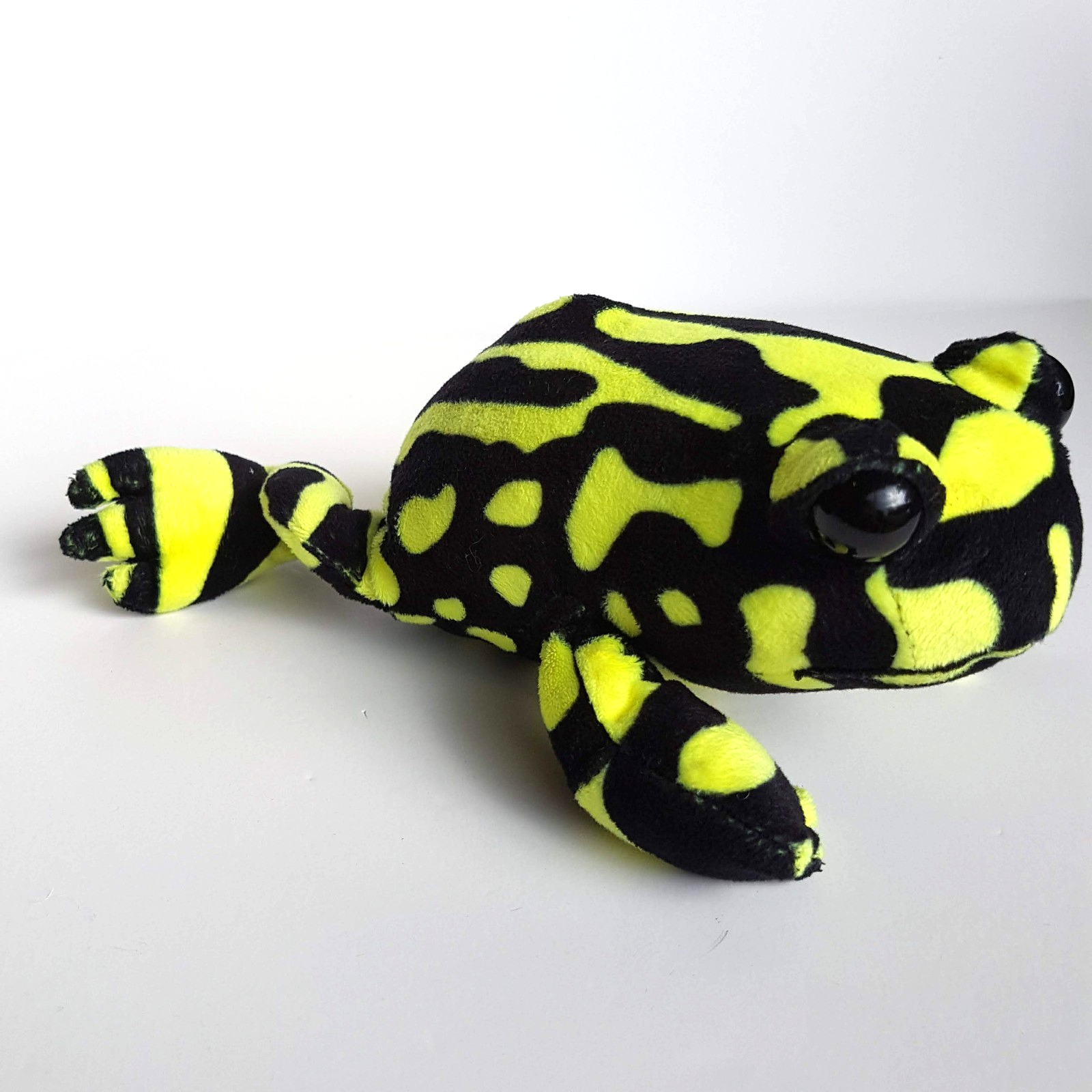 Wild Republic CORROBOREE FROG Plush Stuffed Animal Soft Toy Reptile Yellow Black2