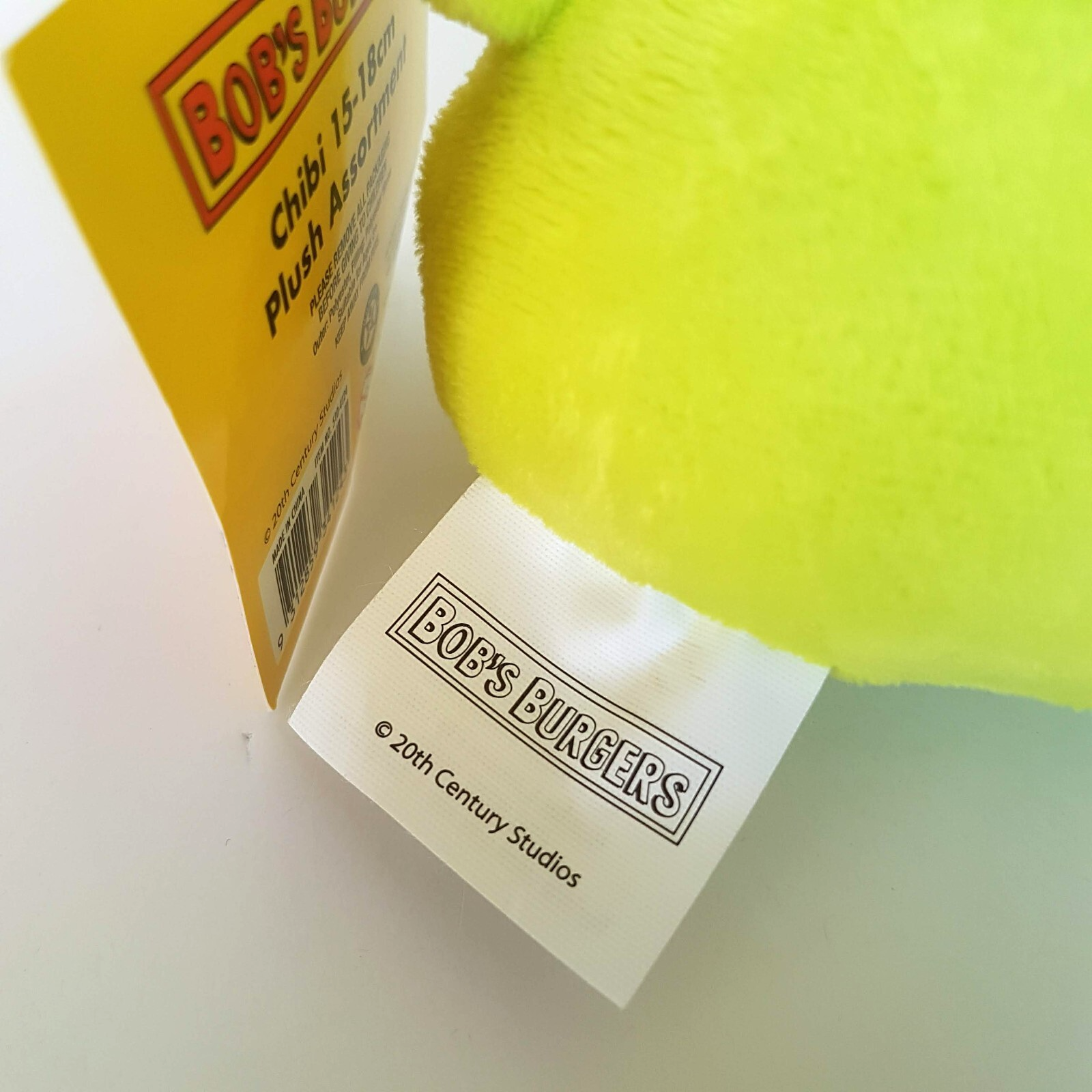 Bob’s Burgers KUCHI KOPI Plush 16cm Alien Green TAGS Soft Toy Animation Series4