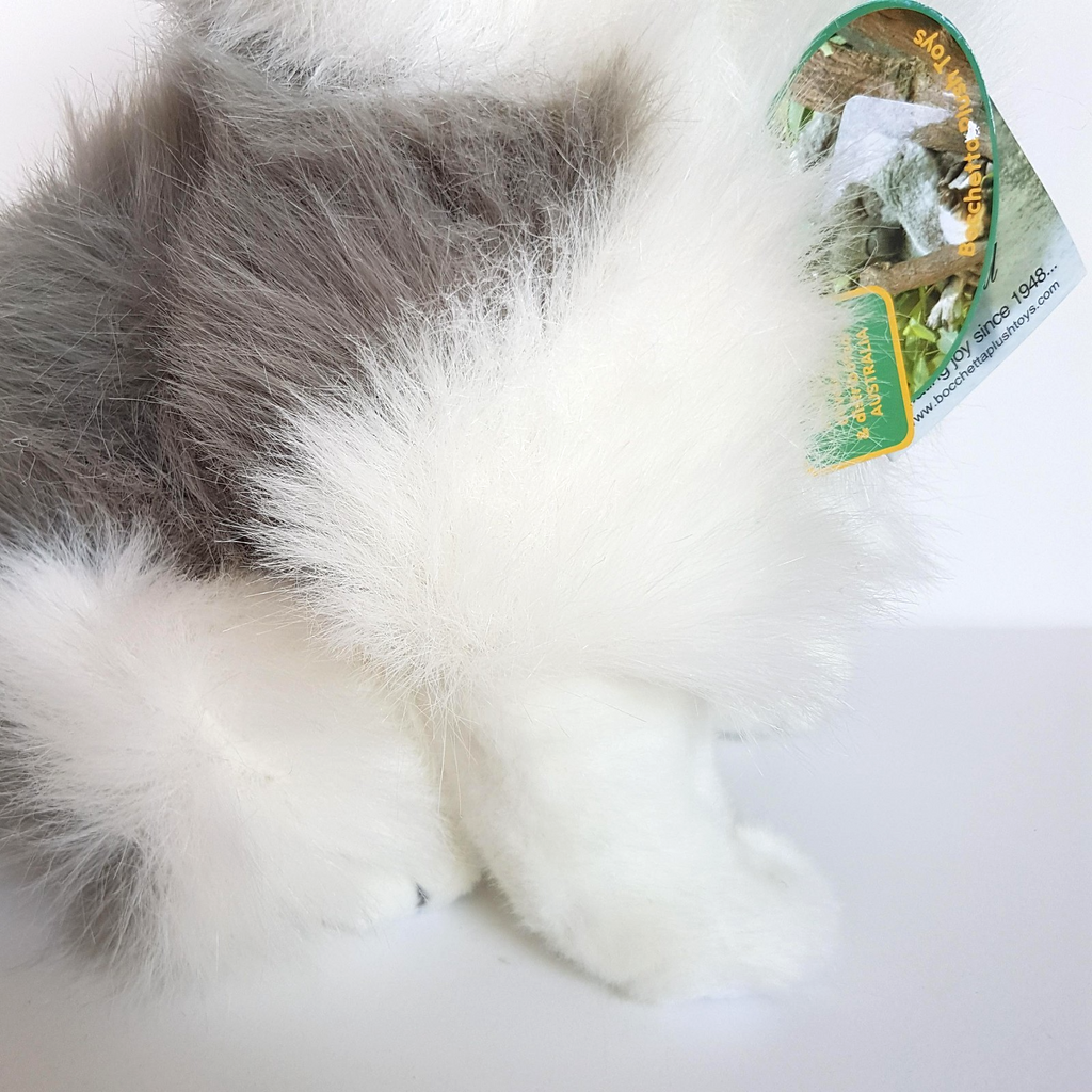 Bocchetta NORWEGIAN GREY CAT Realistic Missy Plush 30cm Stuffed Animal Soft Toy3