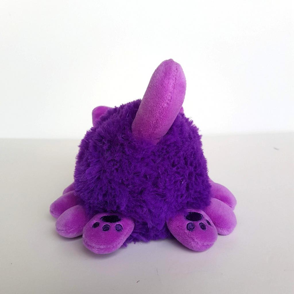 RARE Aphmau MeeMeows PURPLE SPIDER CAT Halloween Limited Ed Soft Toy Stuffed3
