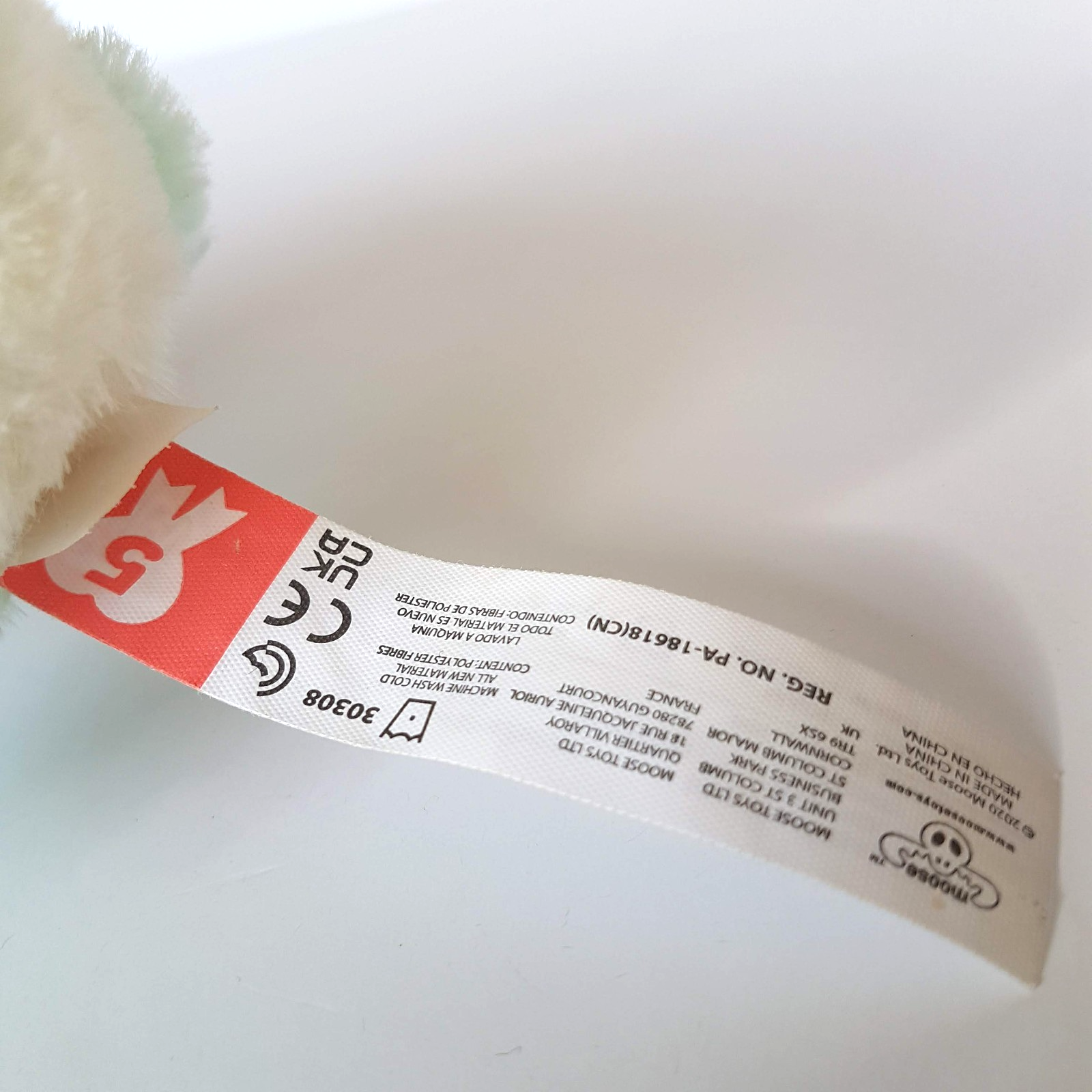 Scruff a Luvs BABY RABBIT KEY CHAIN Aqua 5" Stuffed Animal Plush Bag Accessory6