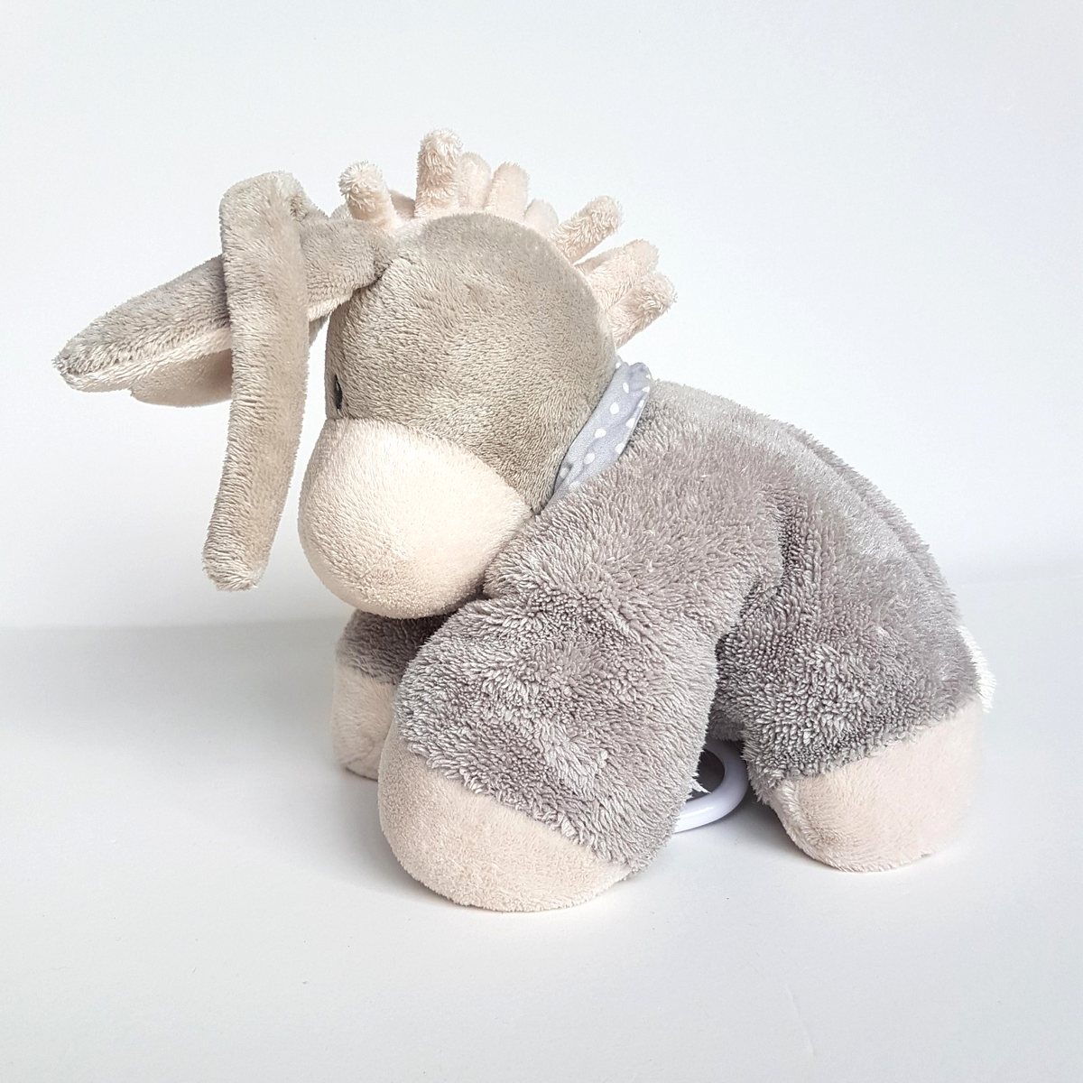 Nattou Plush DONKEY MUSIC BOX Lovey Comforter Sleep Stuffed Animal Soft Toy Grey2