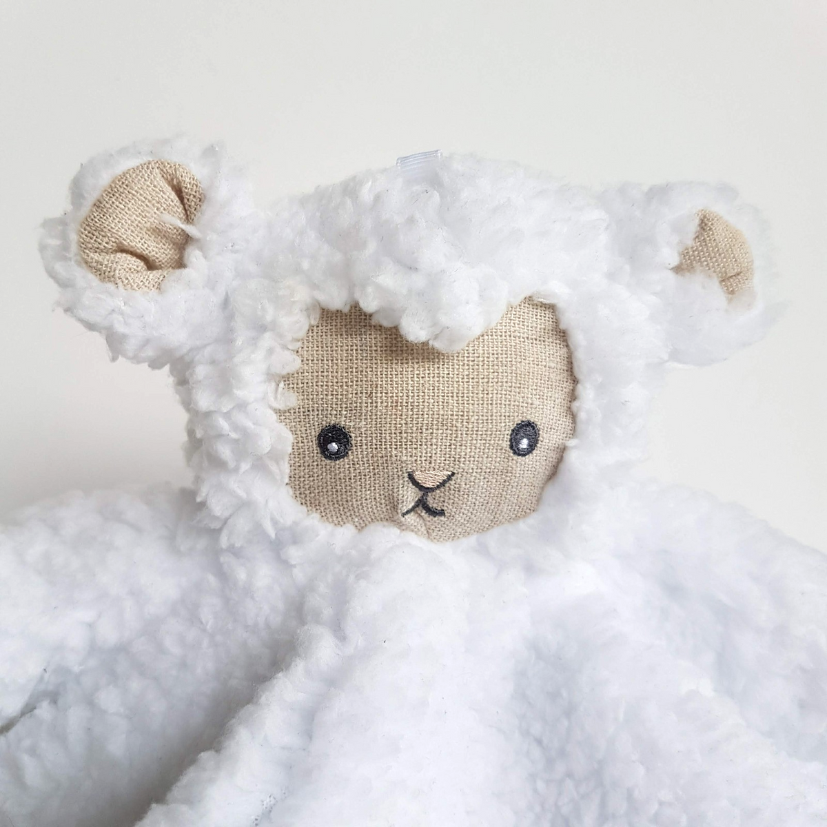 Baby Baby WHITE LAMB Sheep Lovey Security Comforter Sleep Toy Soother Soft Toy1