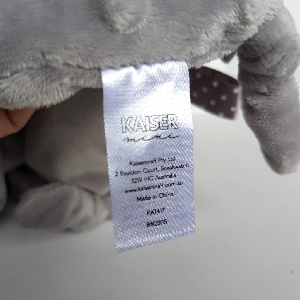 Kaiser Baby GREY ELEPHANT Lovey Plush Security Blanket Comforter Sleep Soft Toy9