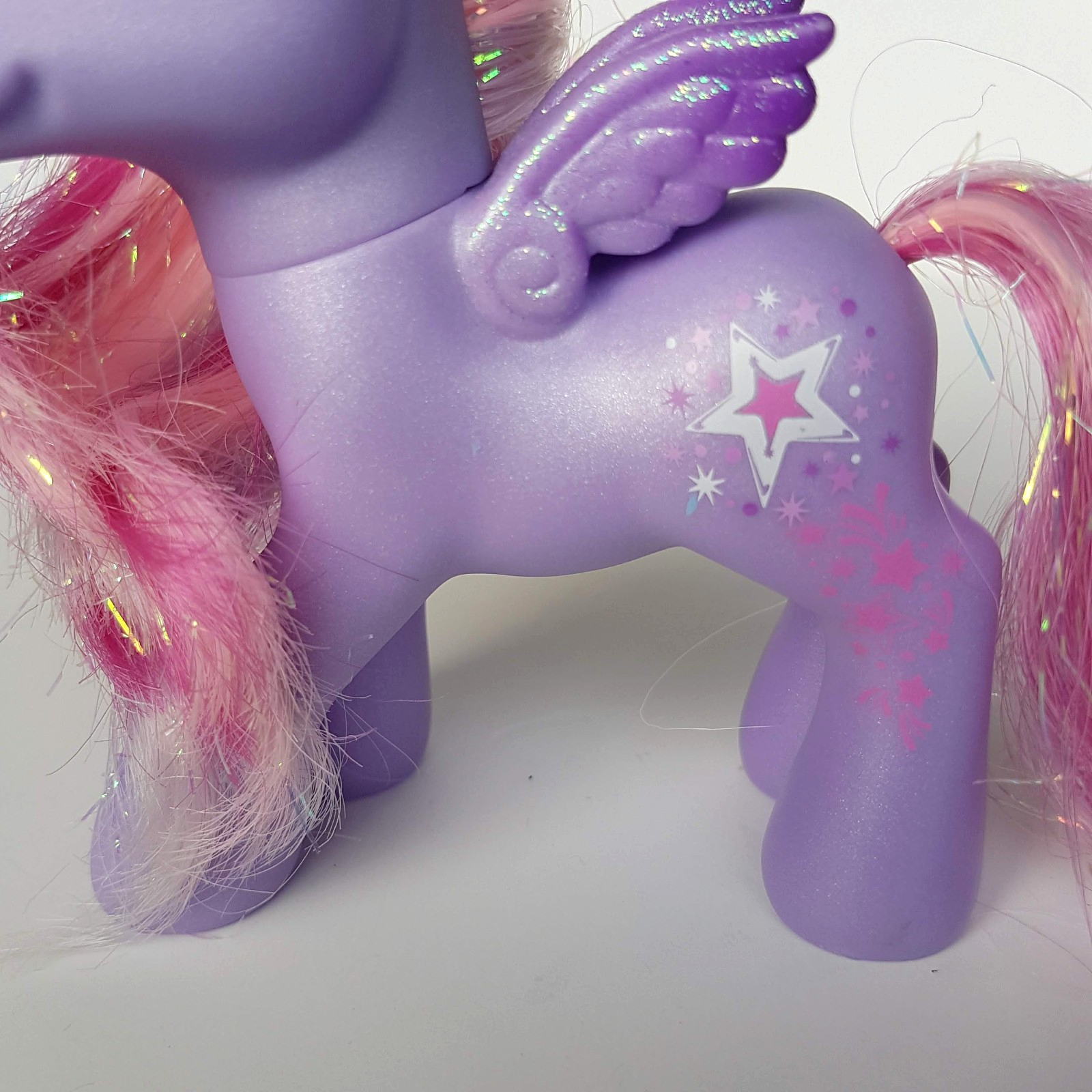 My Little Pony STARSONG 2007 Hasbro 12cm Glitter Hair PEGASUS Horse Figure Toy2