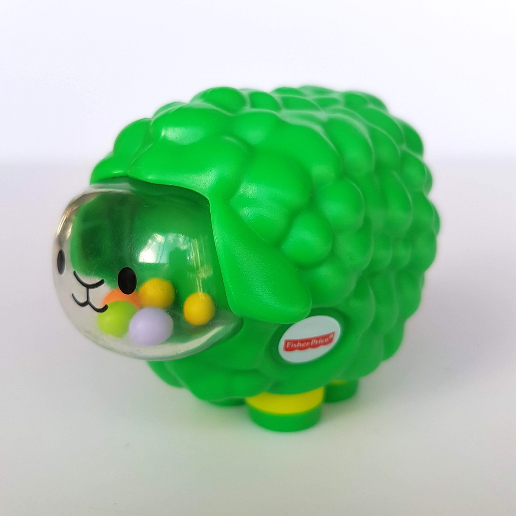 Fisher Price Broccoli SHEEP Squeaker HEDGEHOG Shaker ELEPHANT Rattle Baby Toys9