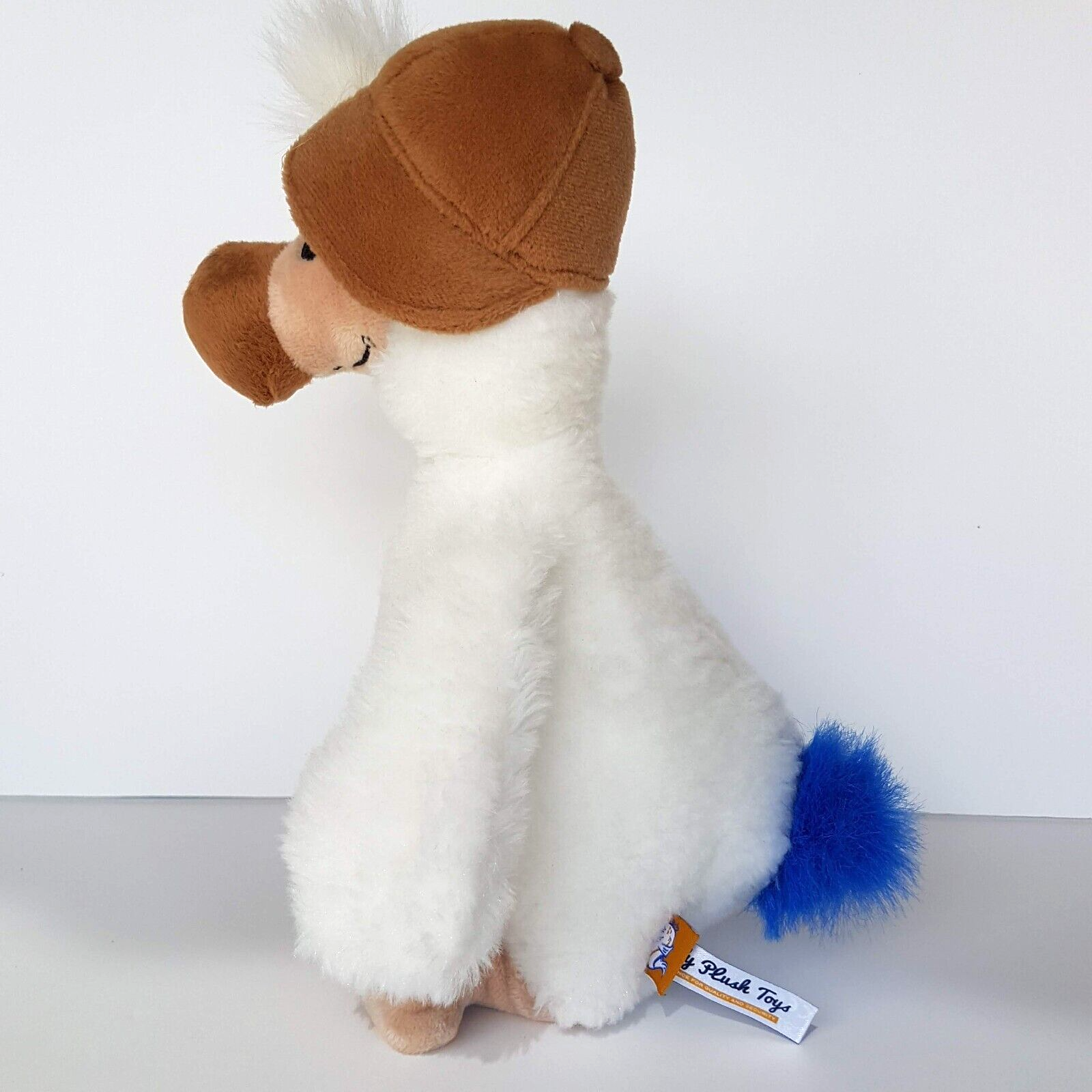Wally WHITE DODO Plush 35cm Extinct Stuffed Animal Soft Toy White Bird Hat Blue5