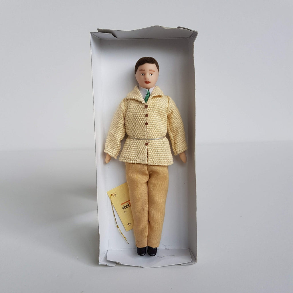 Del Prado Doll House VICTORIAN GENTLEMAN Man Doll Apron BOXED Collectible Toy8