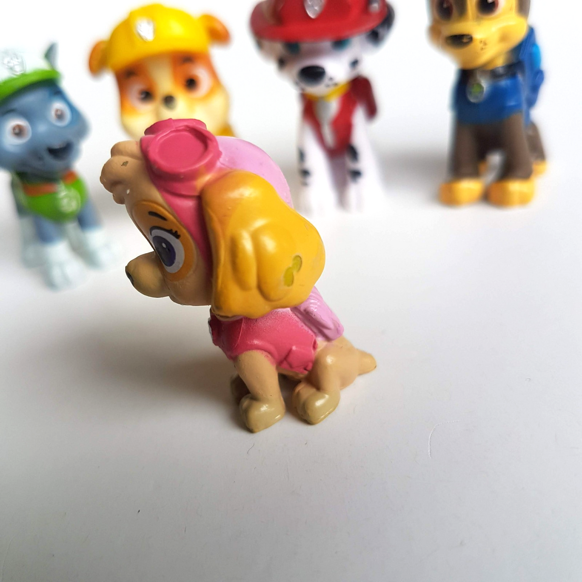 Paw Patrol MINI FIGURES LOT Chase Skye Marshall Rubble Rocky Action Figure Toys3