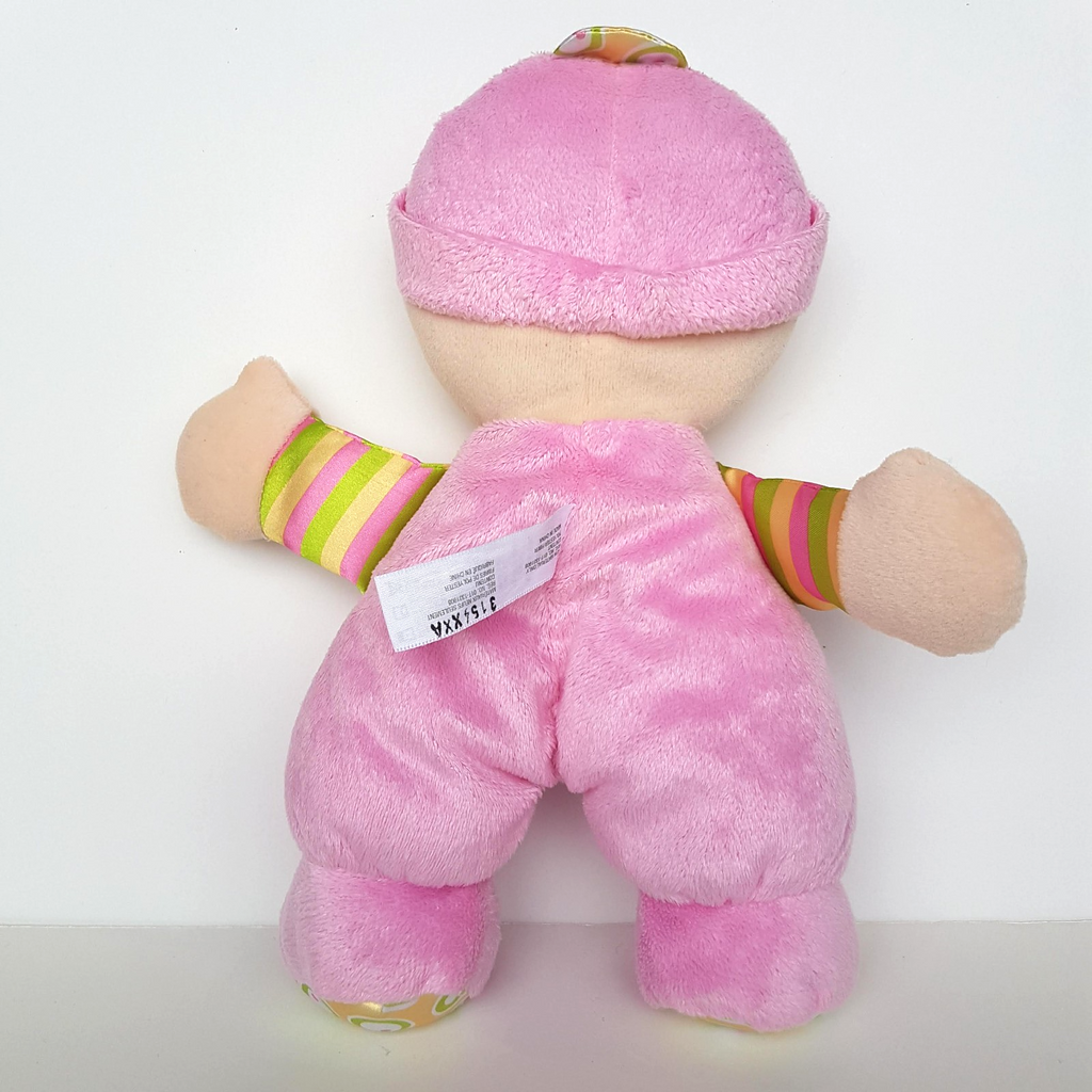 Fisher Price BABY'S 1ST DOLL RATTLE Plush Fabric Rag Doll Comforter Sleep Toy3