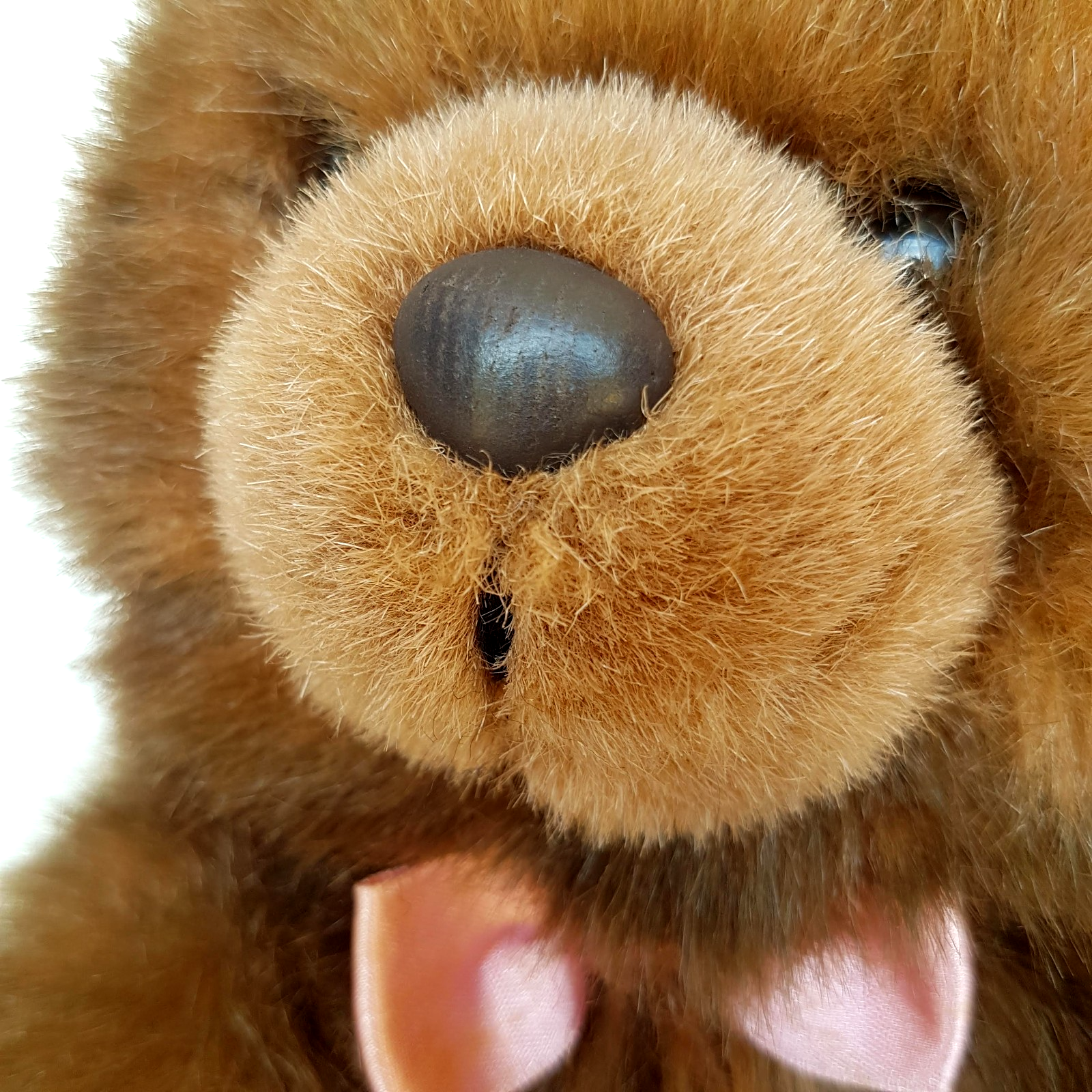 VTG Gina Toys TEDDY BEAR 29cm Stuffed Animal Bow Soft Toy Collectible Bear Cute8