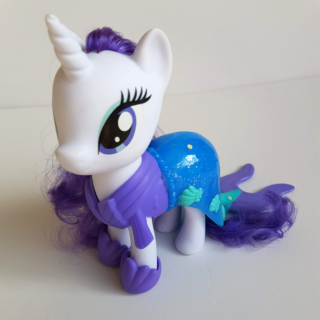 My Little Pony RARITY The Movie Snap On Fashion 16cm Horse Figure Brushable Toy7
