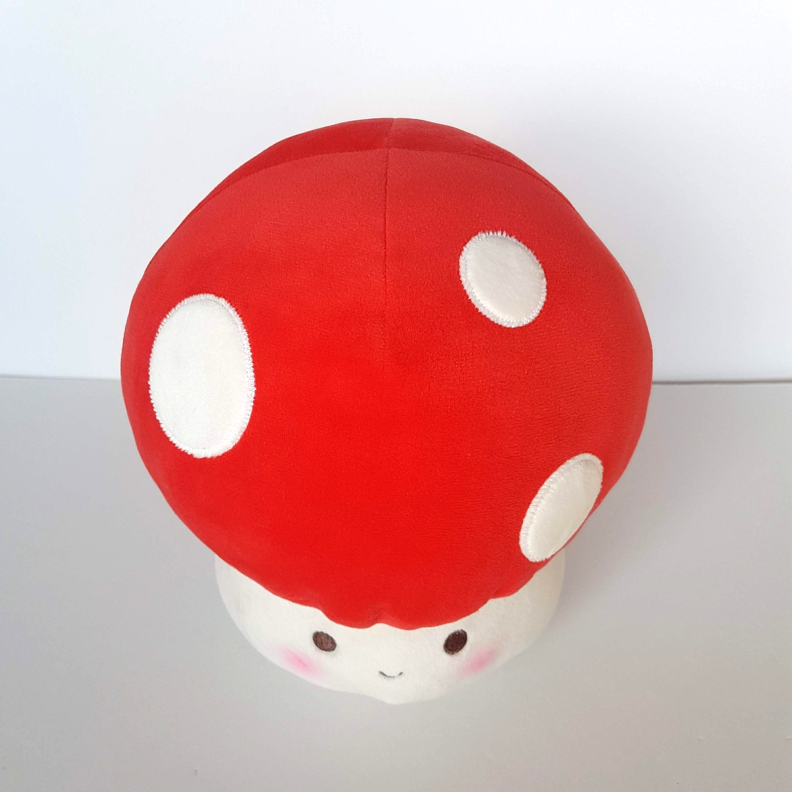 Miniso SPOTTED MUSHROOM Plush 22cm Soft Toy Stuffed Animal Fungi Character Cute3
