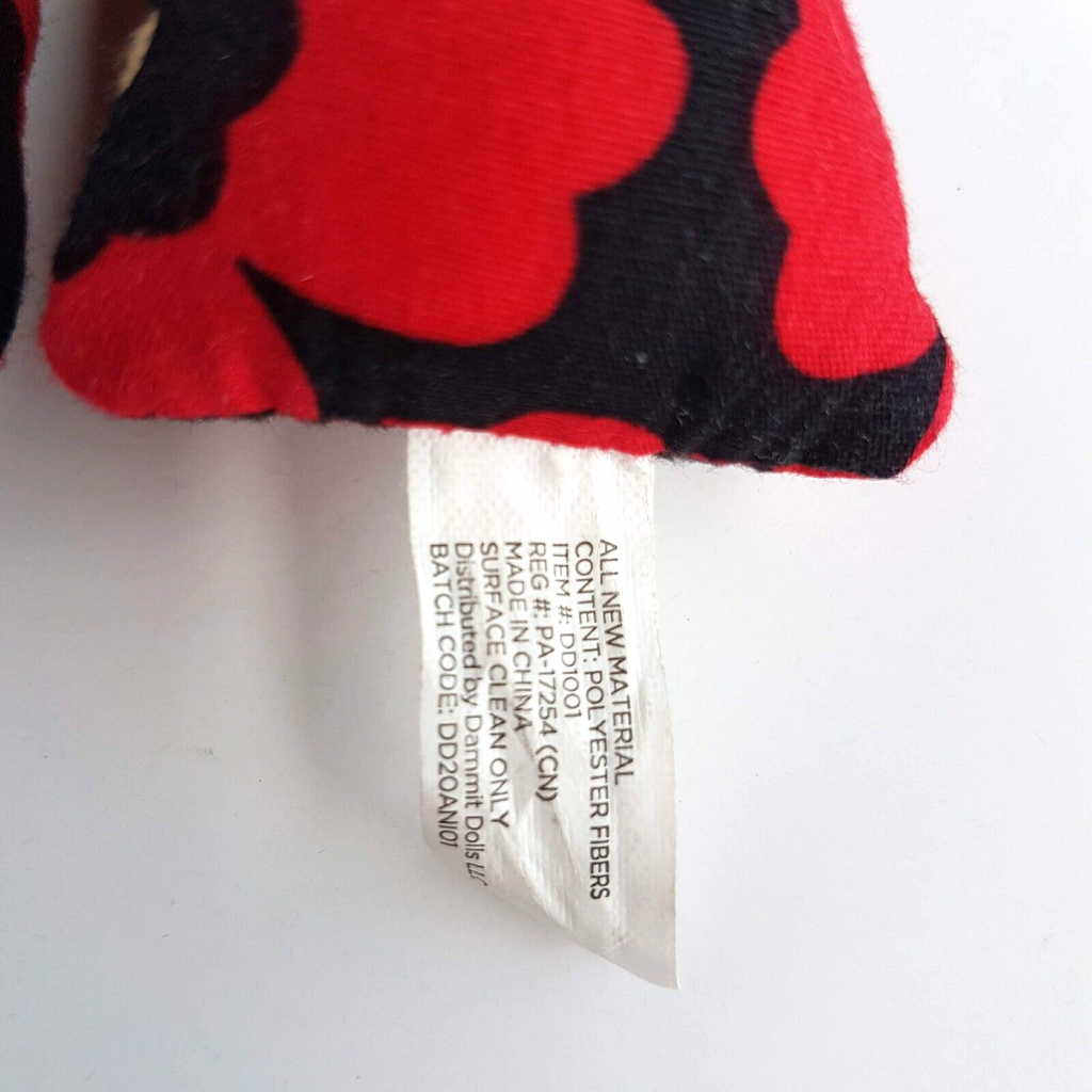 DAMMIT DOLL Red Black STRESS TOY Frustration Plush Soft Toy stuffed Toy Stimming3