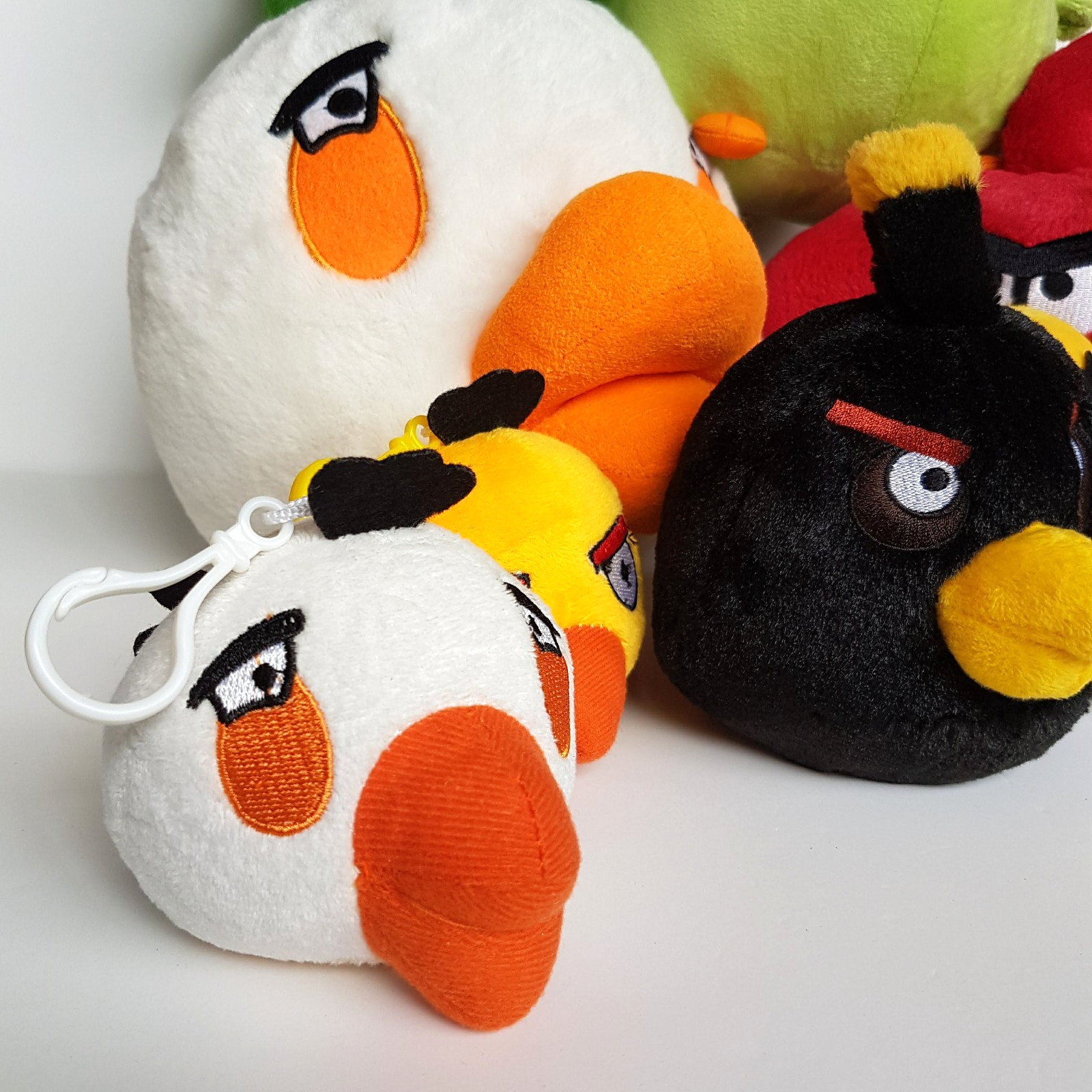 ANGRY BIRDS PLUSH LOT Stuffed Animal Red Matilda Pig Eagle Chuck Bird Soft Toy11