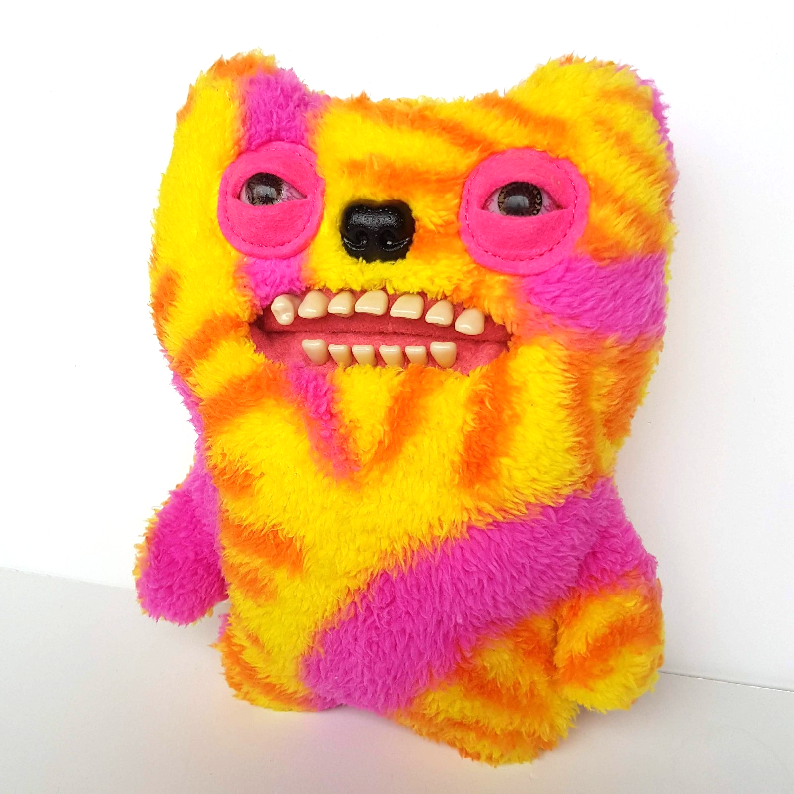 Fuggler LABORATORY MISFITS Funny Ugly Monster Plush Scary Pink Yellow Soft Toy2