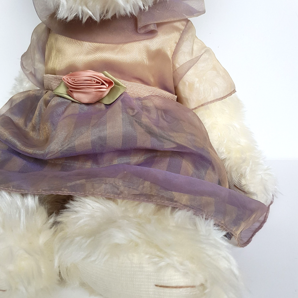 Russ CHLOE ROSE Teddy Bear 44cm Soft Toy Stuffed Animal Cute Dress Floppy Cuddly5