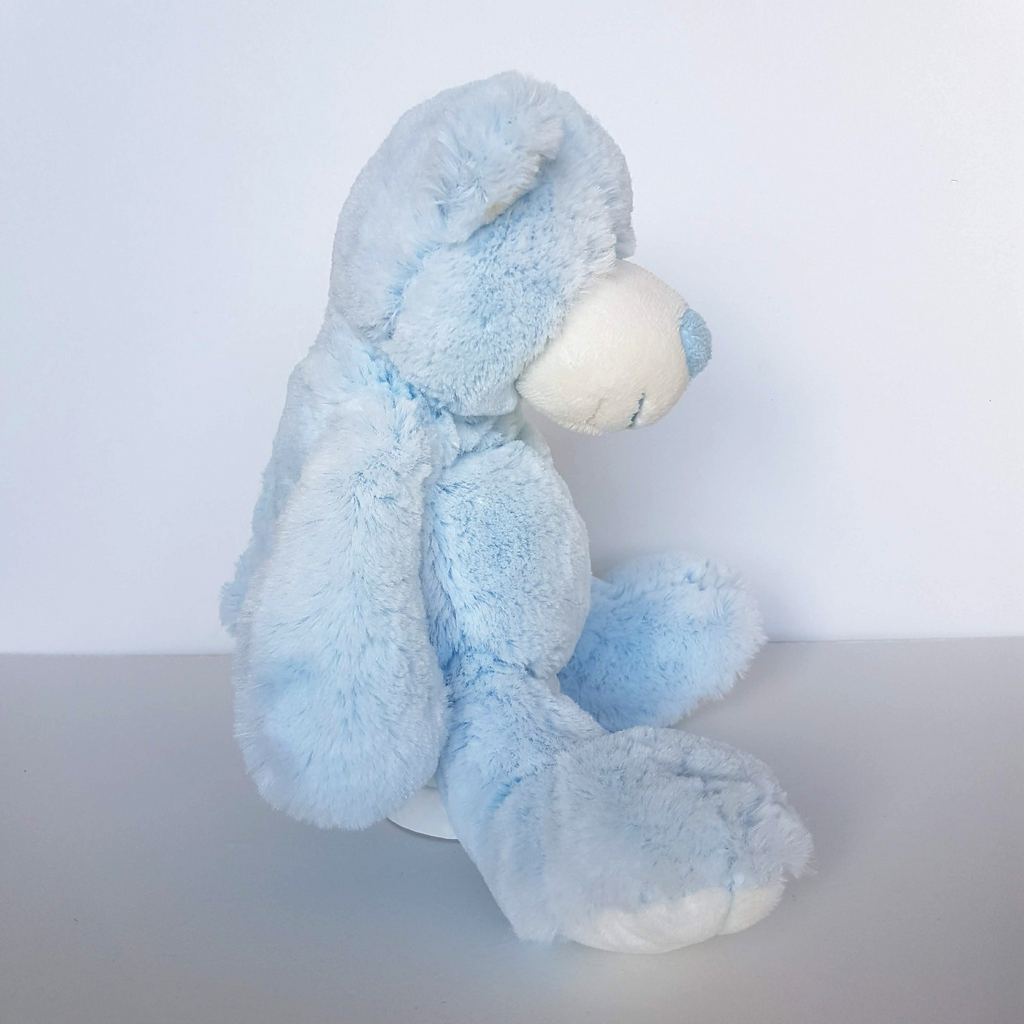Minkplush THOMAS BLUE TEDDY BEAR Floppy Plush Soft Toy 30cm Stuffed Animal Cute4