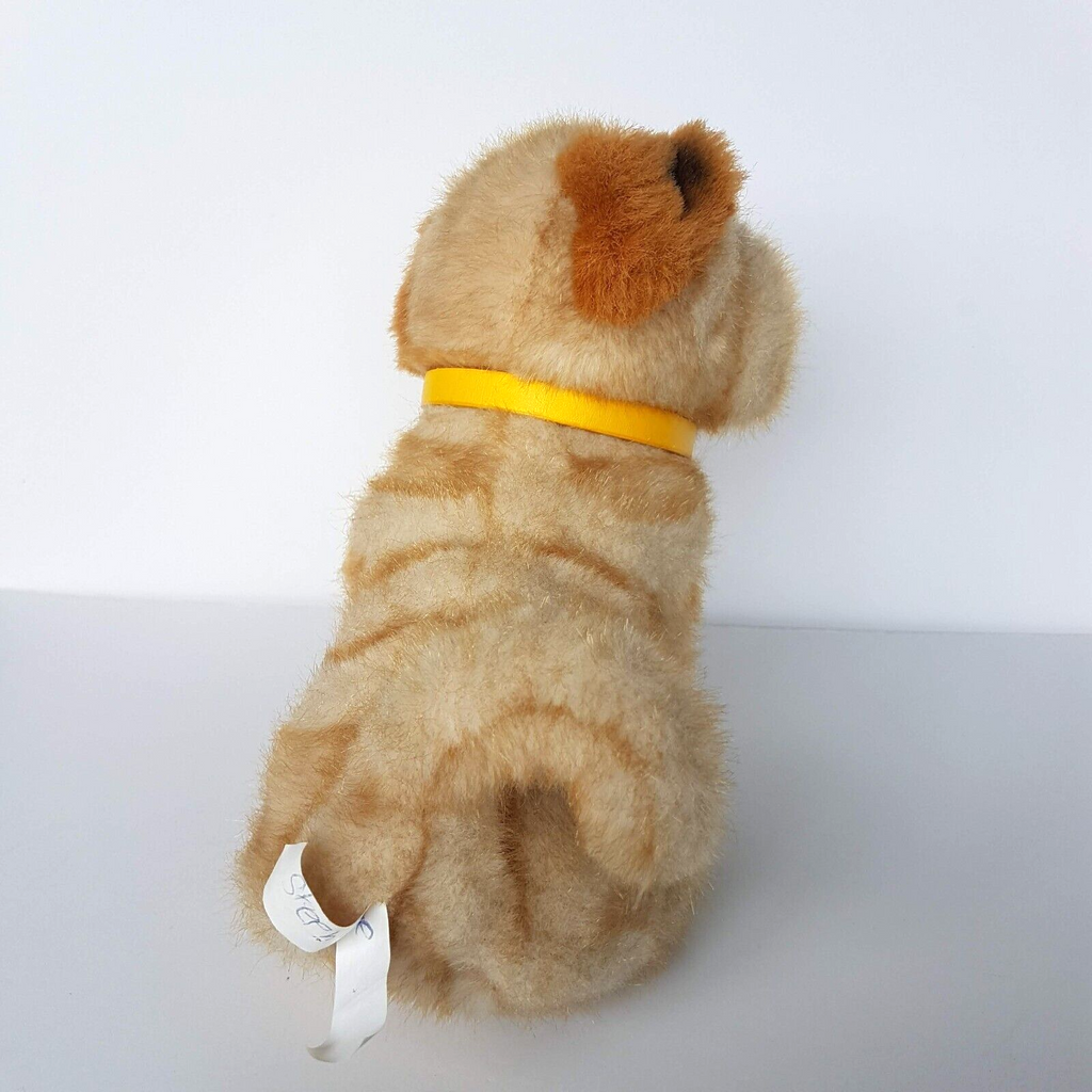 SHAR PEI Puppy DOG Playful Plush Stuffed Animal Small Soft Toy Cute Pet Collar5