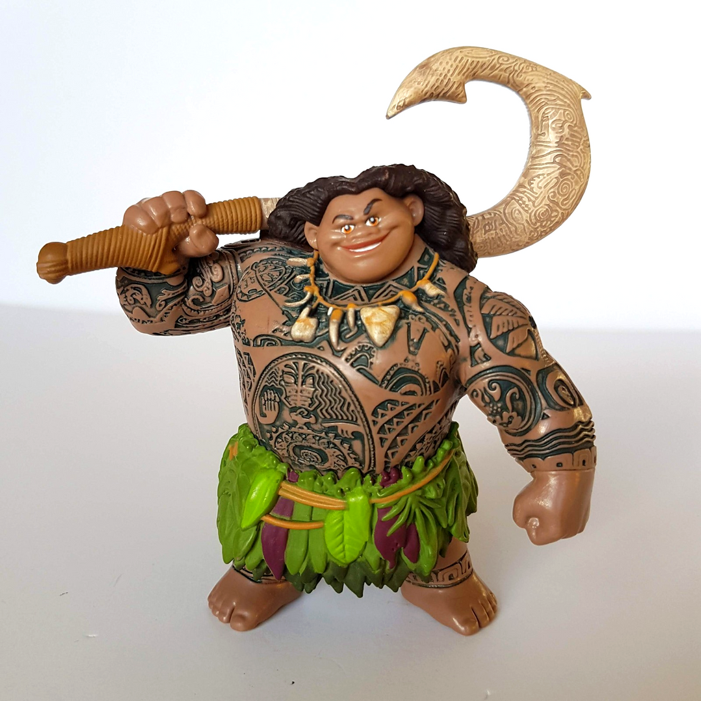Disney Bullyland MOANA MAUI Vinyl 8cm Action Figure Hand Painted Toy Cake Topper0