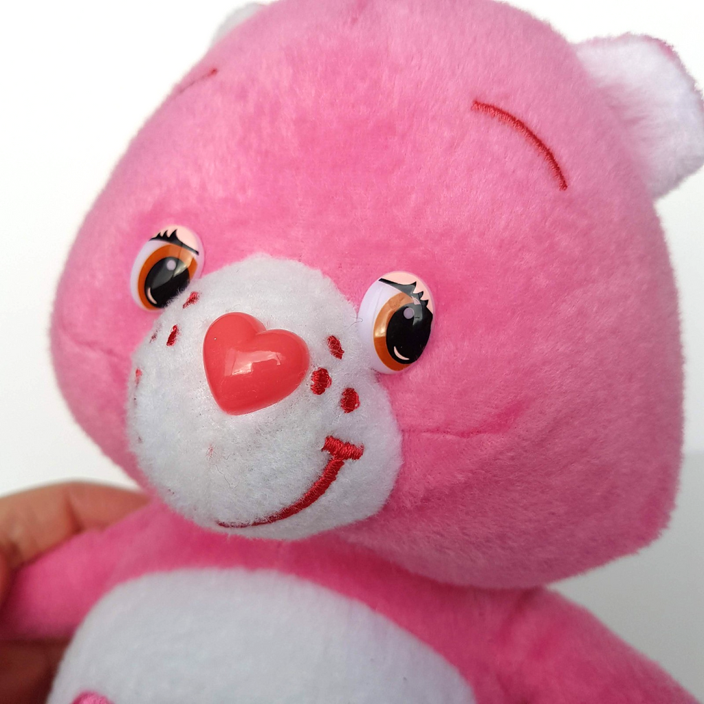 Care Bears LOVE A LOT BEAR 2013 Pink Hearts 27cm Stuffed Animal Soft Toy Pink9