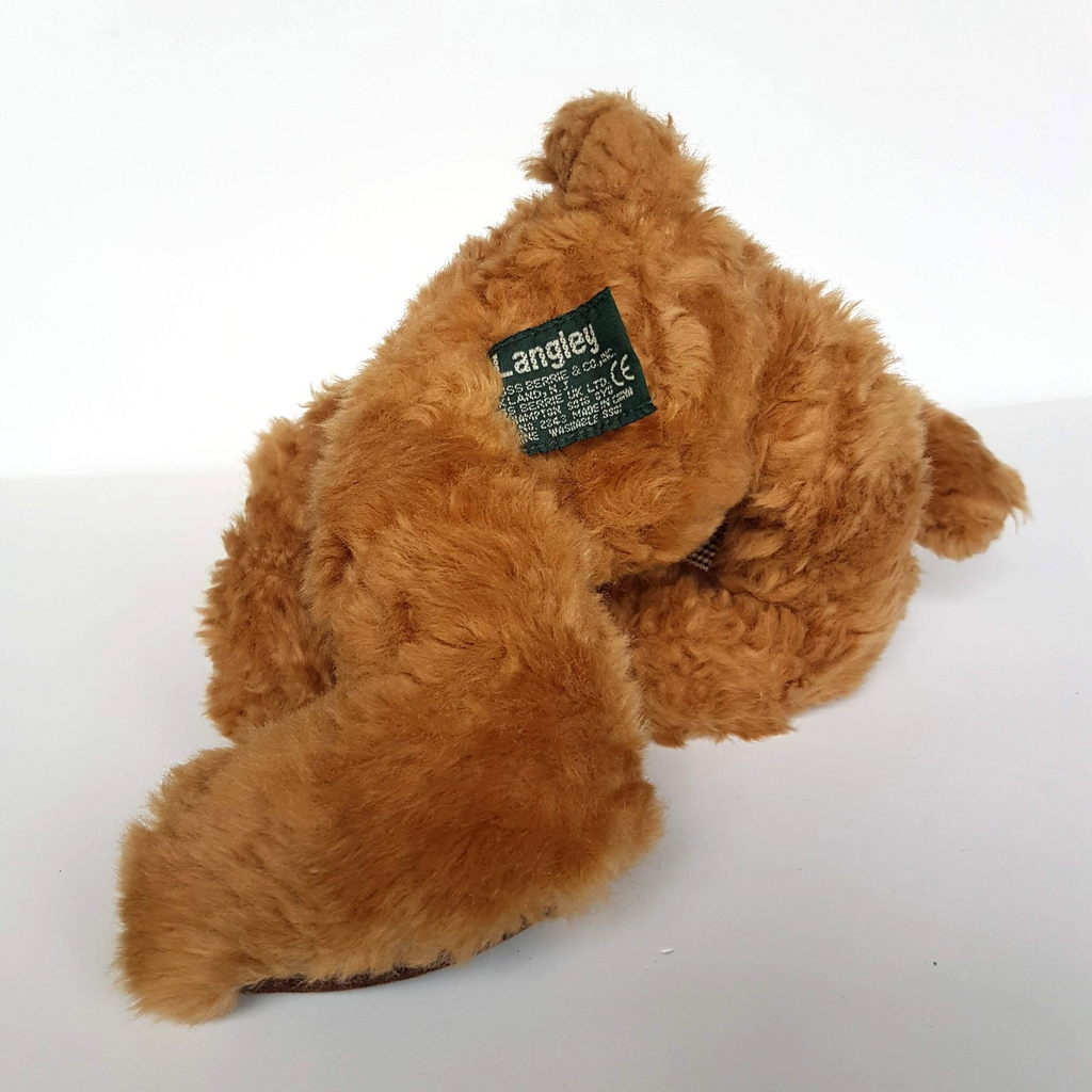 Russ LANGLEY TEDDY BEAR 28cm Plush Soft Toy Stuffed Animal Cuddly Floppy Heavy7