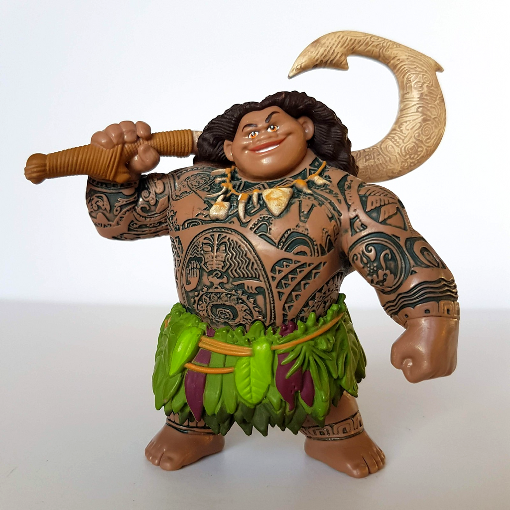 Disney Bullyland MOANA MAUI Vinyl 8cm Action Figure Hand Painted Toy Cake Topper5