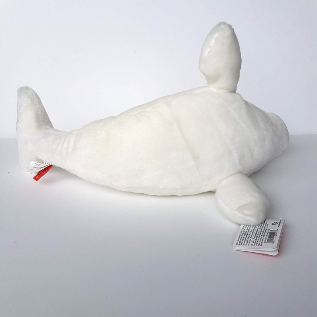 Wild Republic Mini Cuddlekins WHITE BELUGA WHALE 38cm Stuffed Animal Soft Toy7