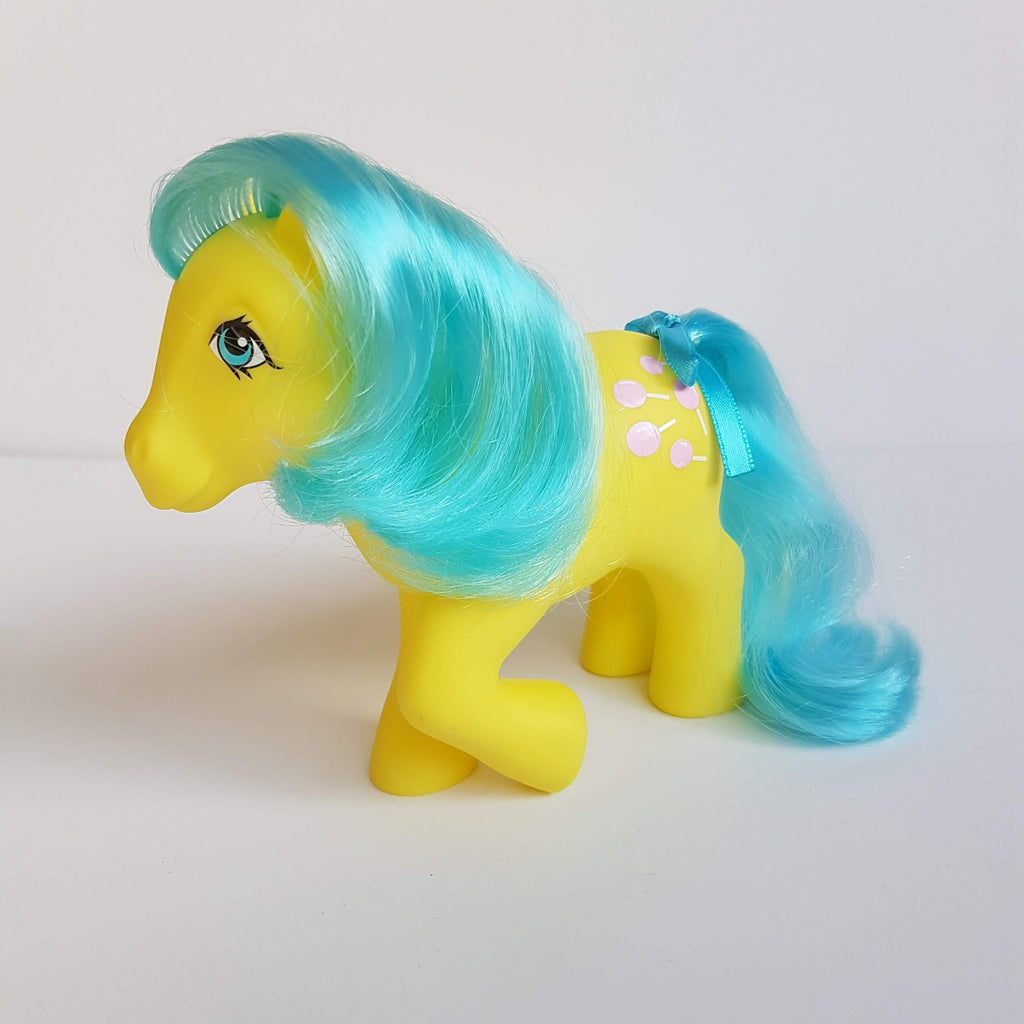My Little Pony TOOTSIE 2019 35th Anniversary Hasbro Horse Figure Yellow Blue0