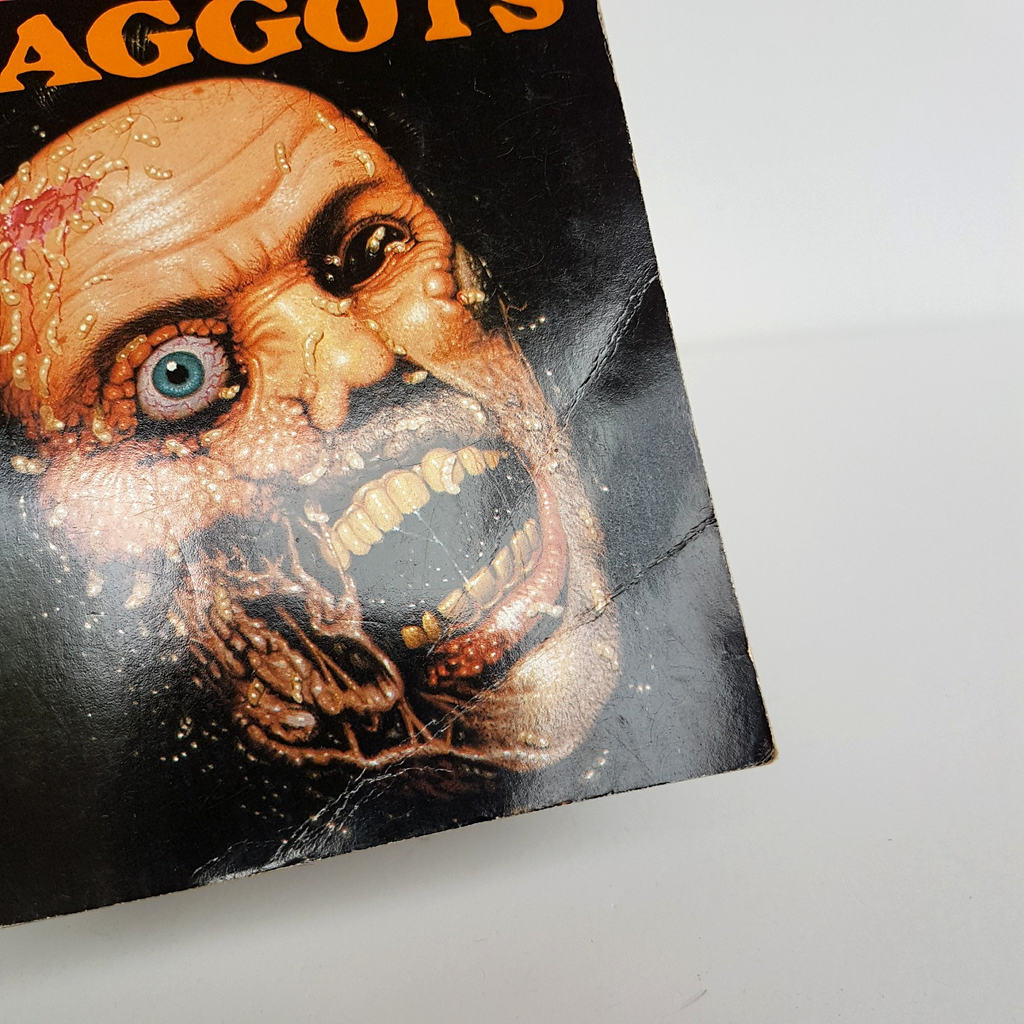 Rare 1986 MAGGOTS Edward Jarvis Book Horror Paperback Scary Novel Collectible9