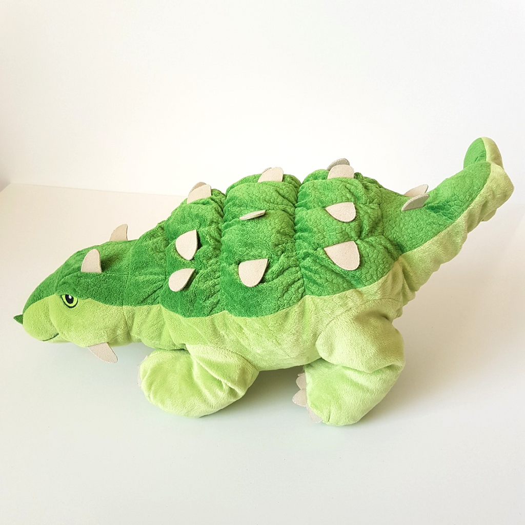 Ikea GREEN DINOSAUR Ankylosaurus Jattelik Plush 57cm Stuffed Animal Soft Toy7