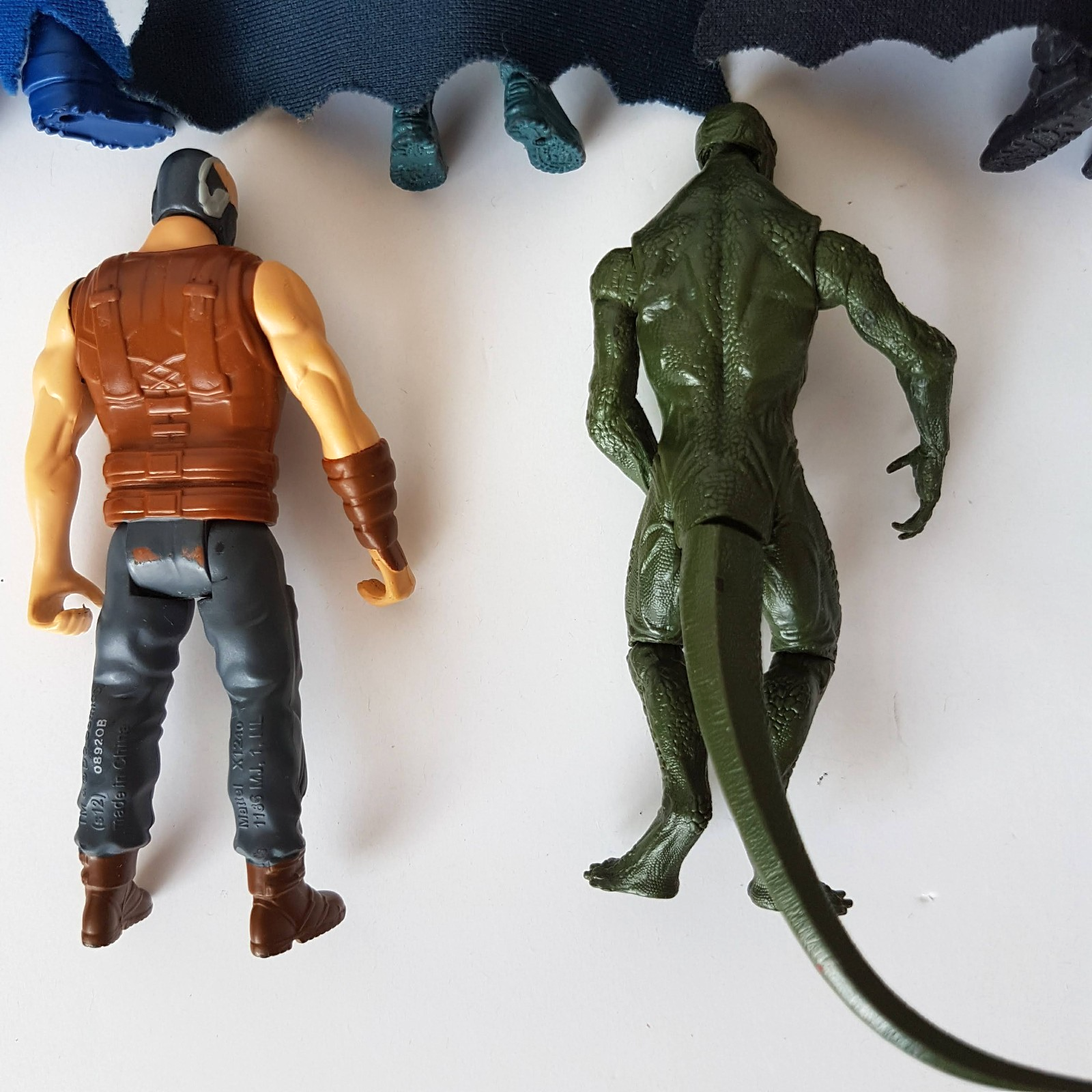 Mattel BATMAN Action Figure LOT Bundle 4" DC Comics Superhero Reptile Lizard EUC15