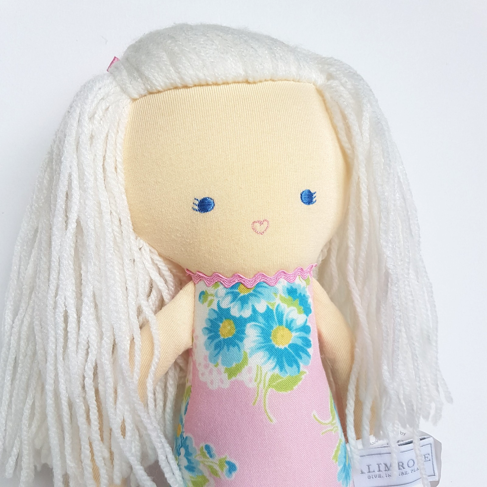 Alimrose FLOWER MERMAID DOLL Plush Pink Blue Floral Flower 39cm Stuffed Soft Toy3