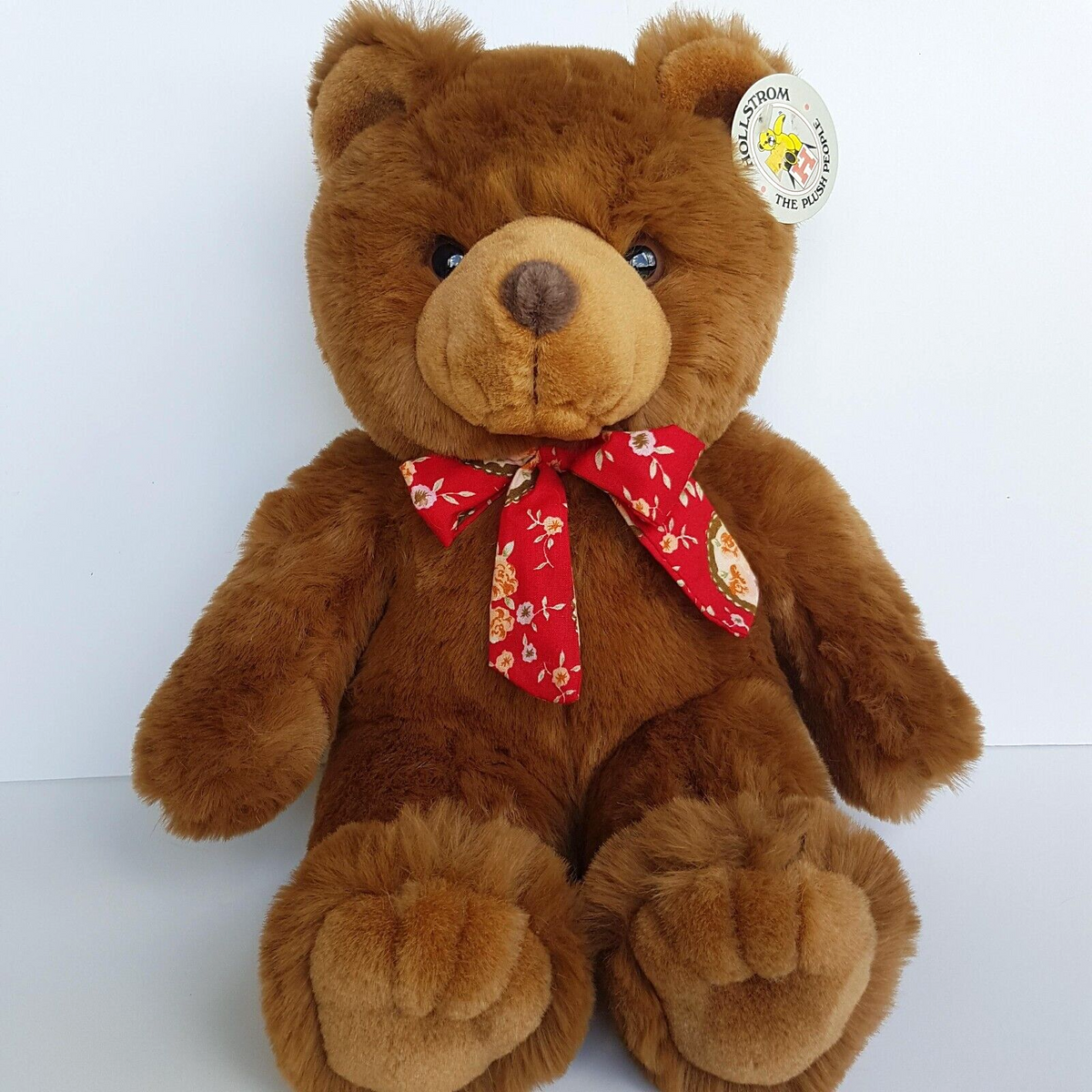 Stunning HOLLSTROM Chocolate Teddy Bear Plush 32cm TAGS Soft Toy Stuffed Animal0