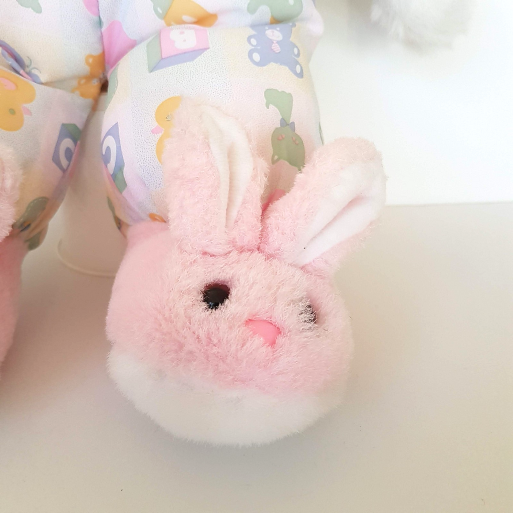 RARE Vintage Interpur BEDTIME BEAR Bunny Slippers 46cm Plush Soft Toy Rare Retro6