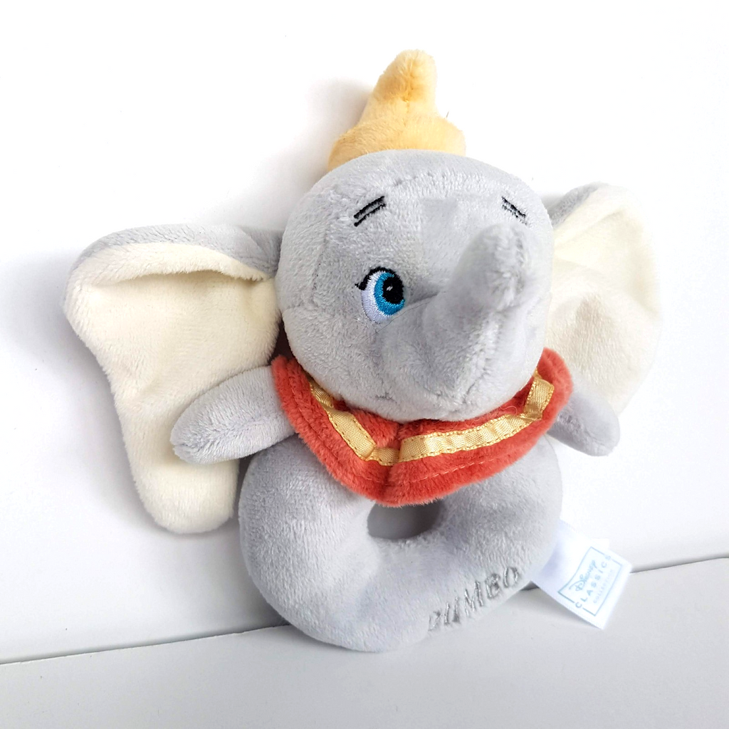Disney Baby DUMBO Plush Rattle 15cm Elephant Comforter Activity Toy Soft Toy2