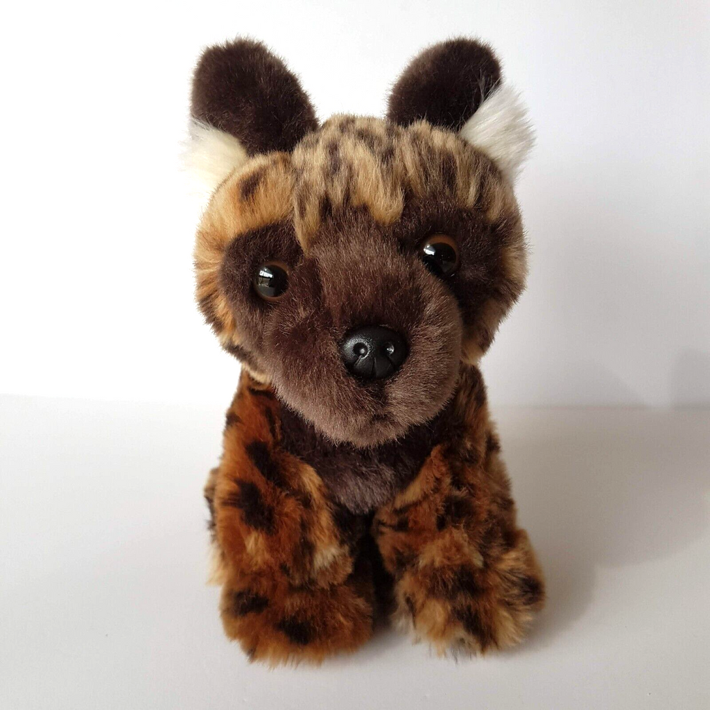 Korimco AFRICAN WILD DOG Plush Soft Toy 20cm Stuffed Animal Wild Safari Animal3